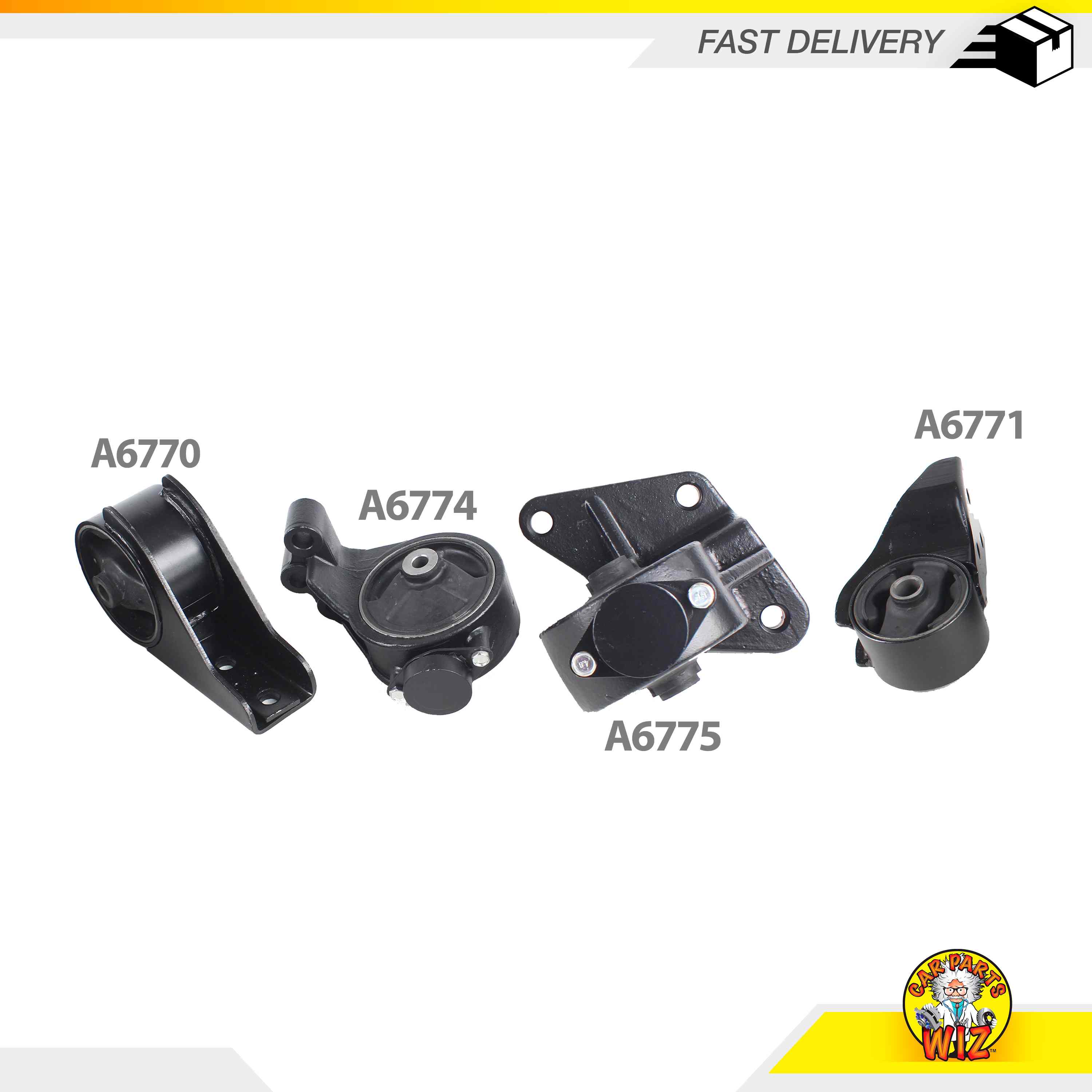 Engine Motor Mounts Front Rear Set Kit 3.5 L For Kia Sedona