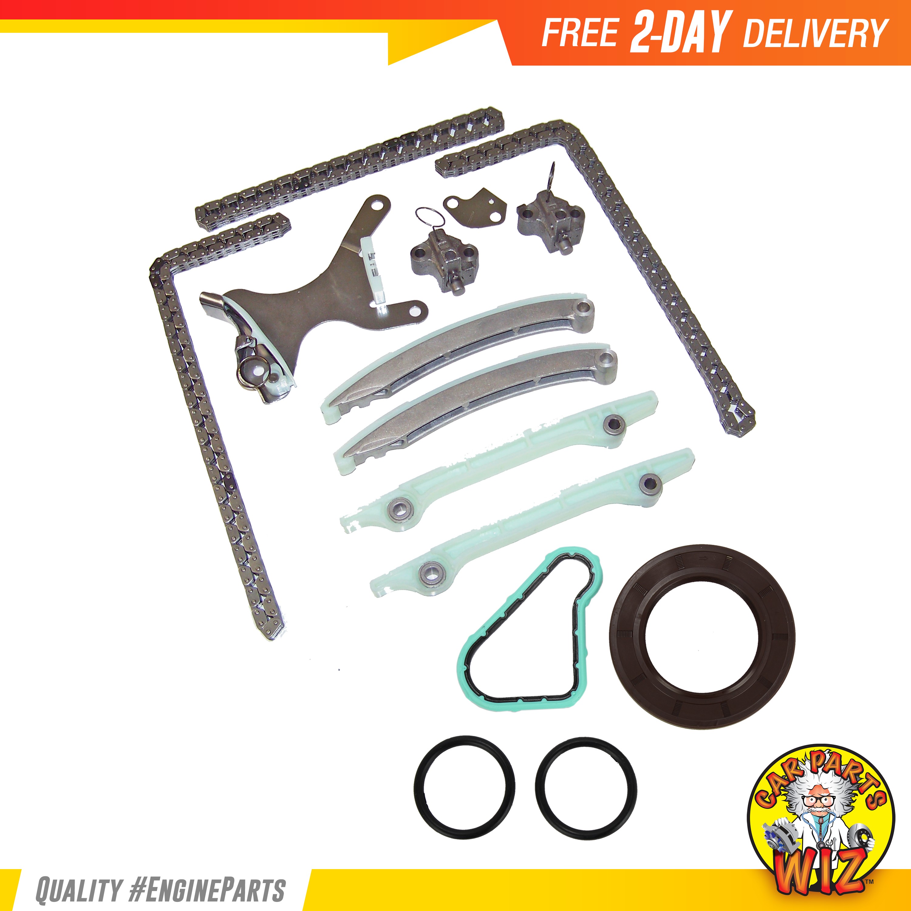 Timing Chain Kit Cover Gasket Set Fits 0208 Dodge Dakota 4.7L DOHC eBay