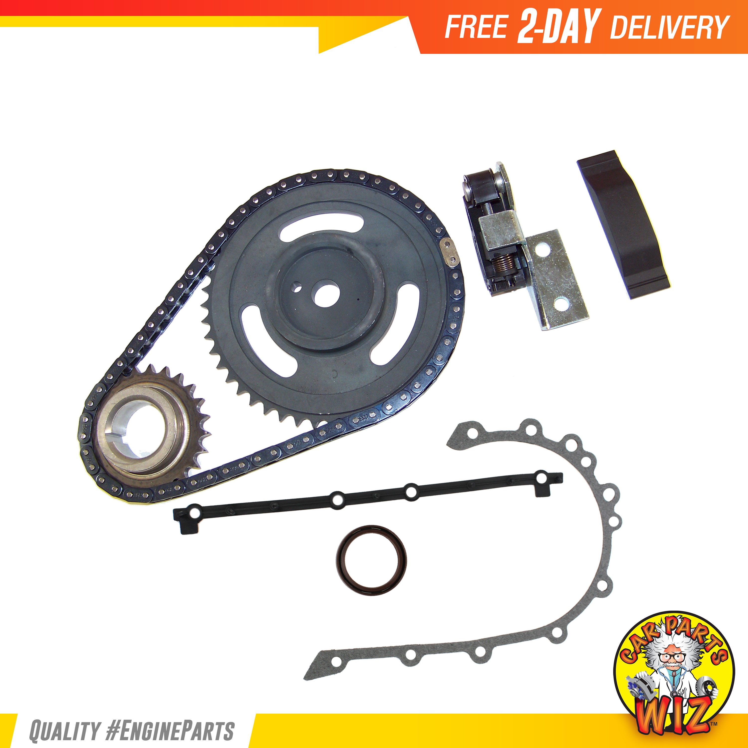 Timing Chain Kit Cover Gasket Set Fits 9402 Dodge Jeep 2.5L OHV Cu. 150 eBay