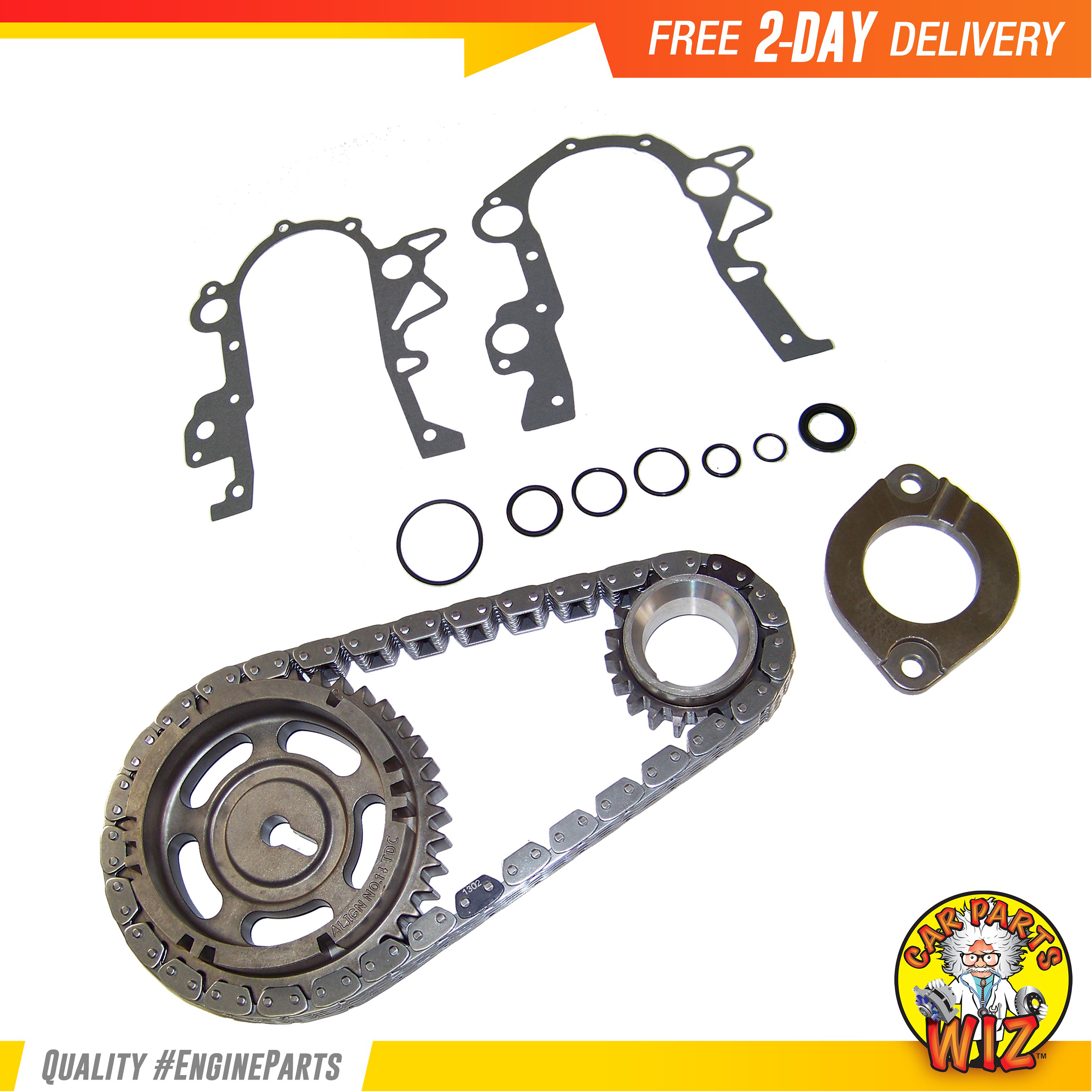 Timing Chain Kit Cover Gasket Set Fits 0405 Dodge Caravan 3.3L 3.8L