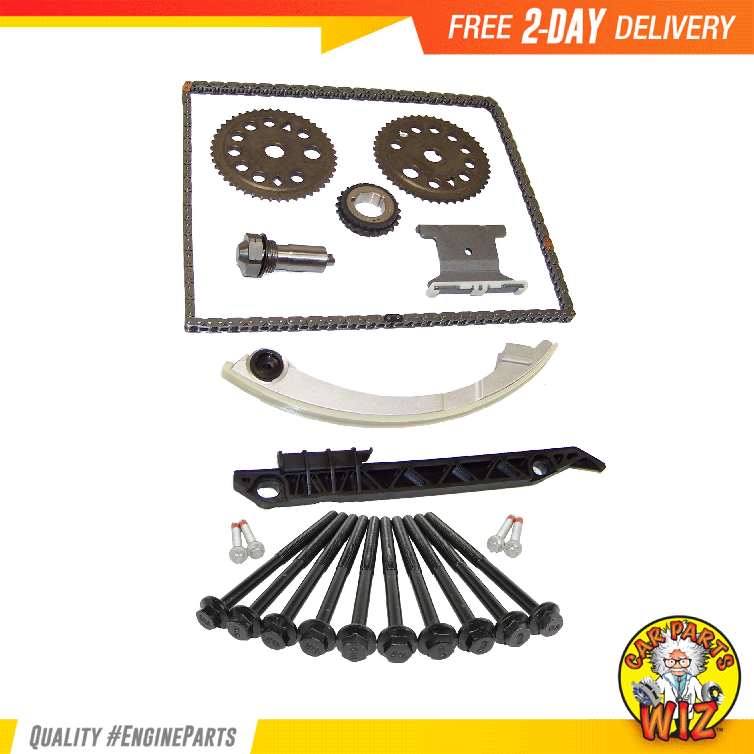 Timing Chain Kit Bolts Fits 0012 Chevrolet 2.0L 2.2L 2.4L DOHC 16v