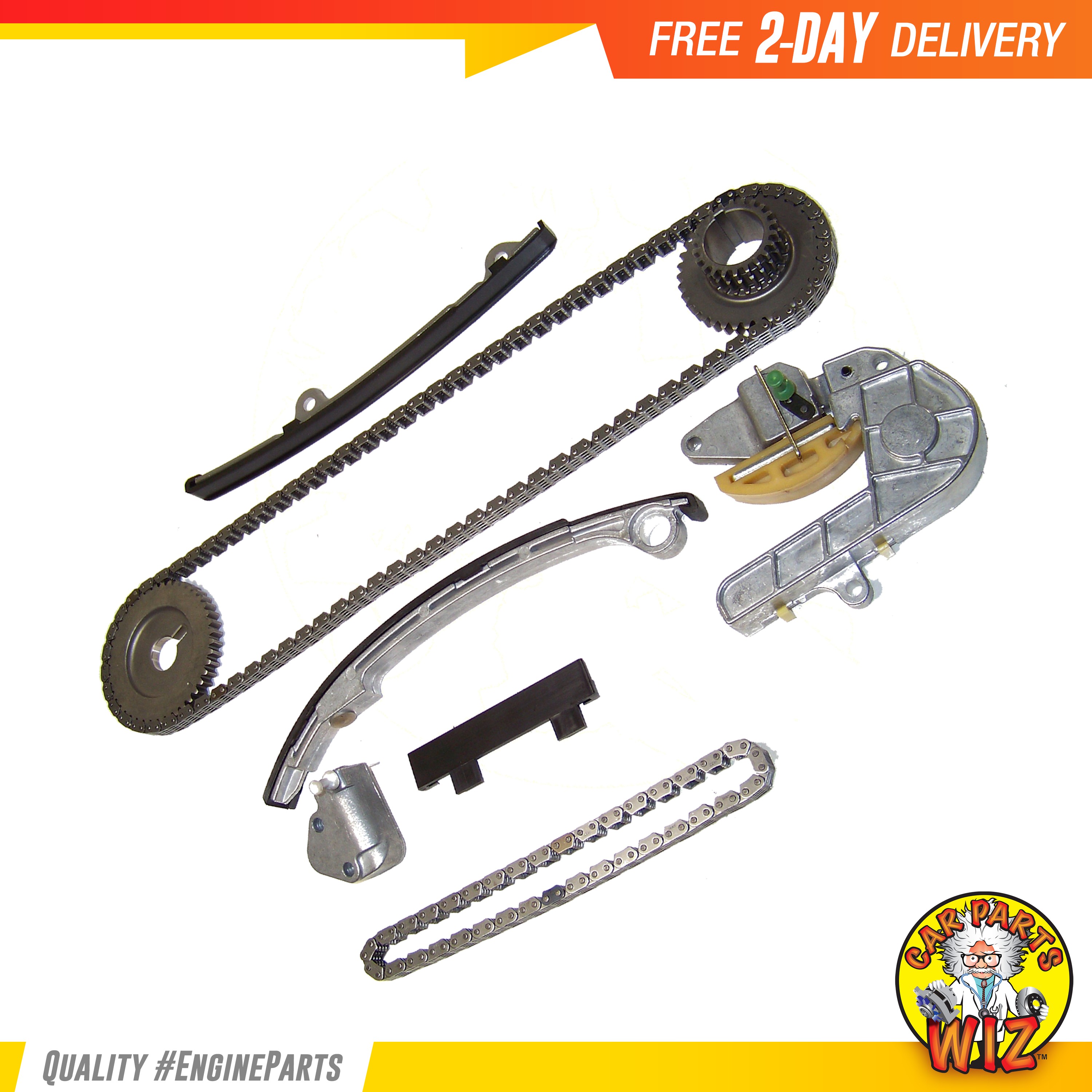 Timing Chain Kit Cover Gasket Set Fits 0206 Nissan 2.5L QR25DE eBay