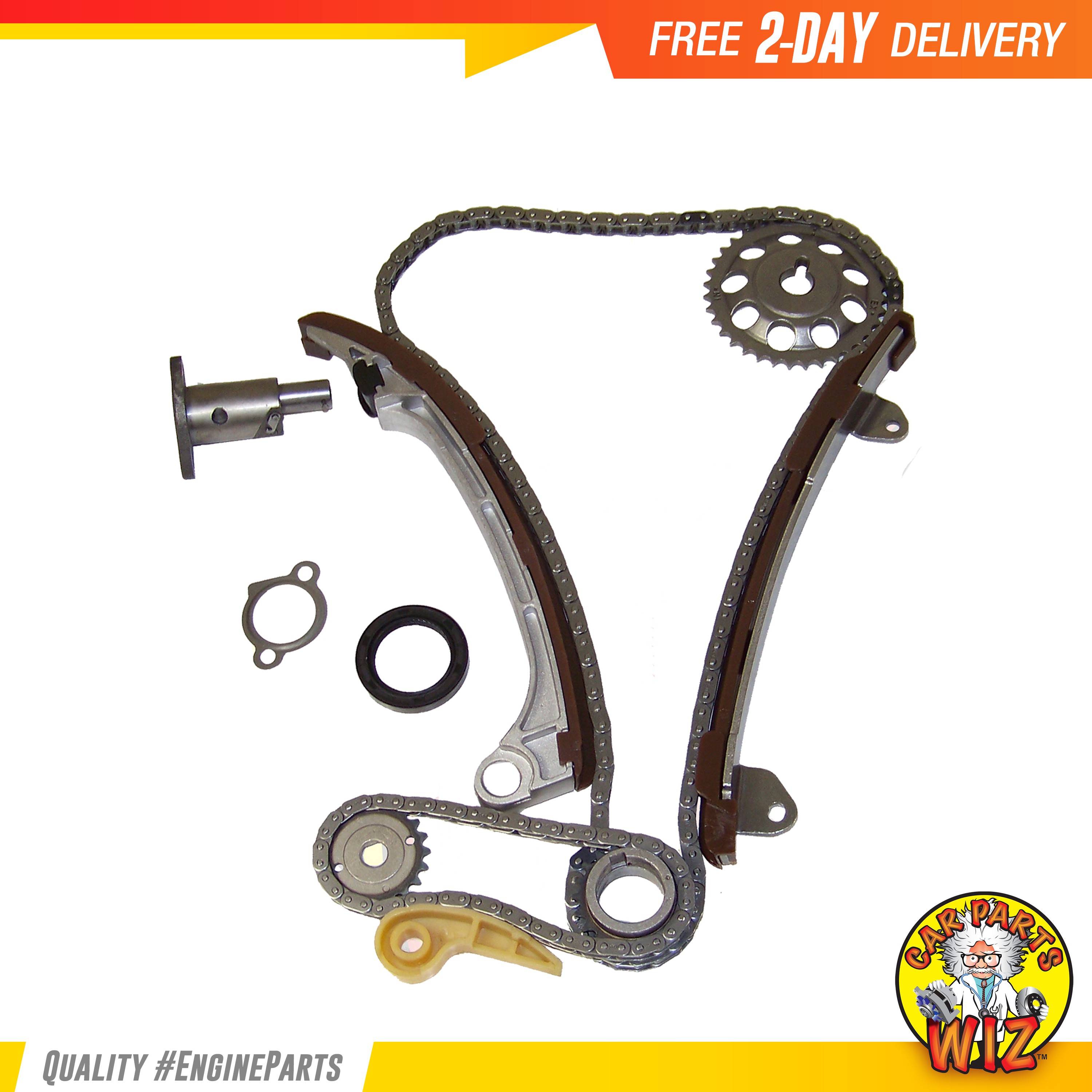 Timing Chain Water Pump Oil Pump Kit Fits 0109 Toyota 2.0L 2.4L DOHC