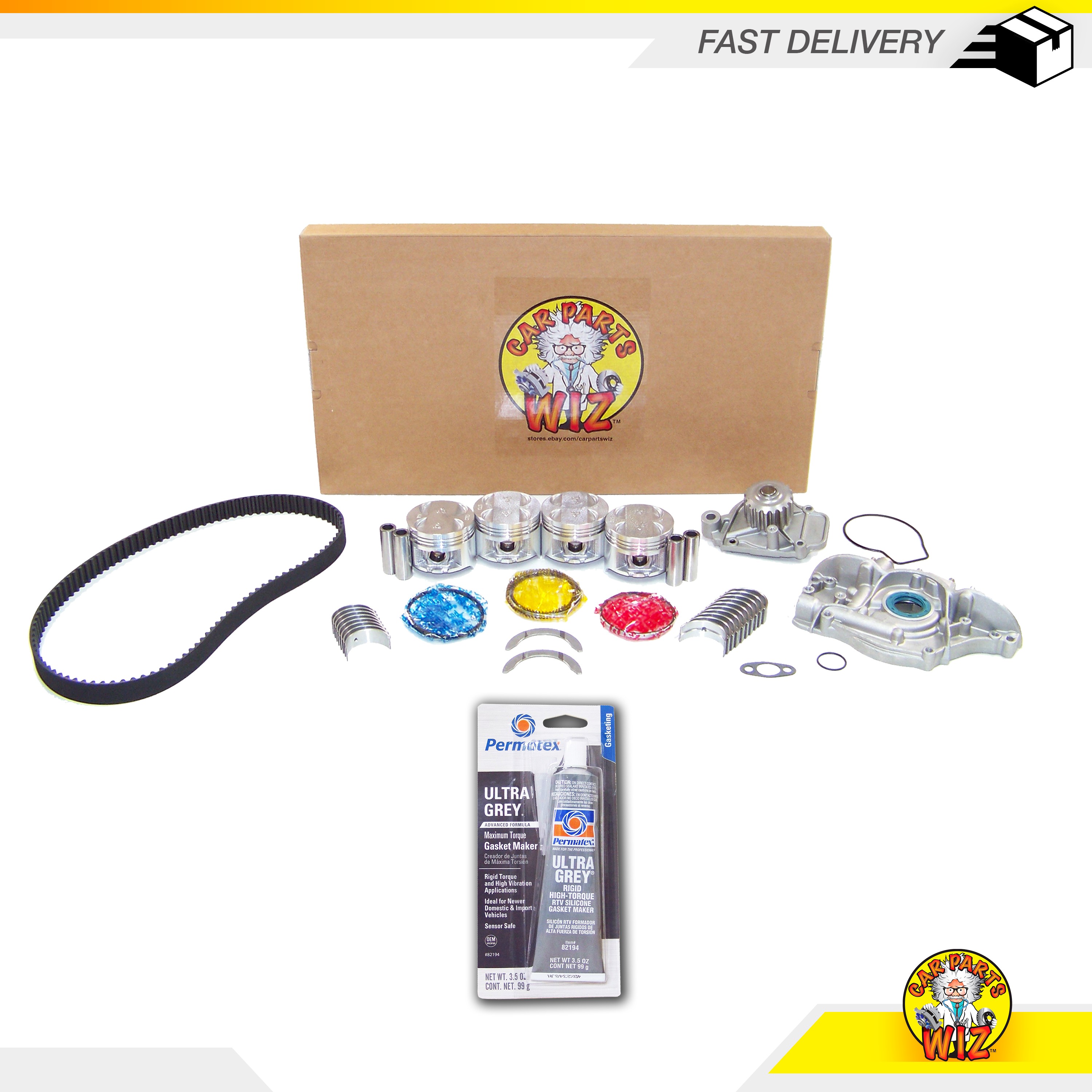 Master Engine Rebuild Kit Fits 8895 Honda Civic 1.5L SOHC D15B1 D15B2