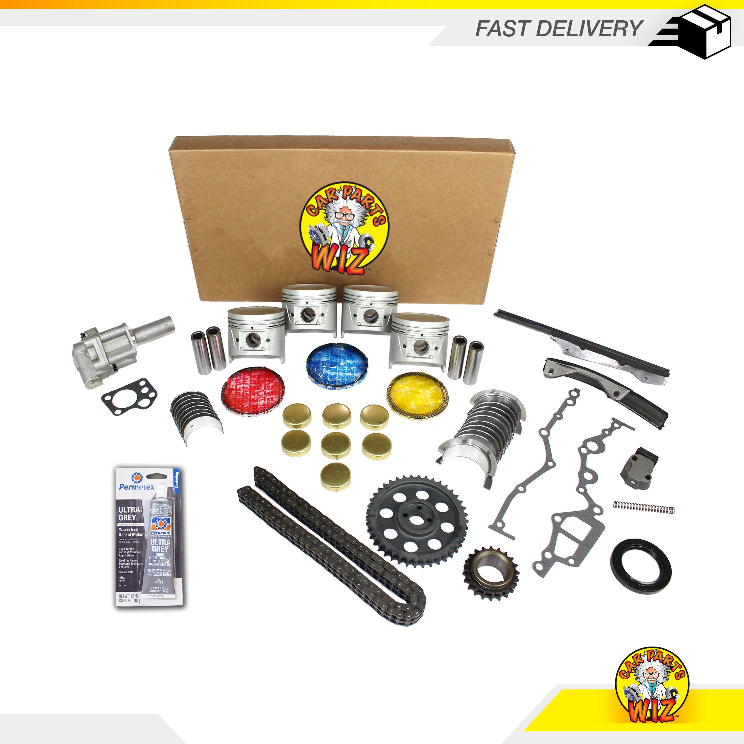 Engine Rebuild Kit Fits 7479 Nissan 200SX 510 2.0L L4 SOHC 8v L20B eBay
