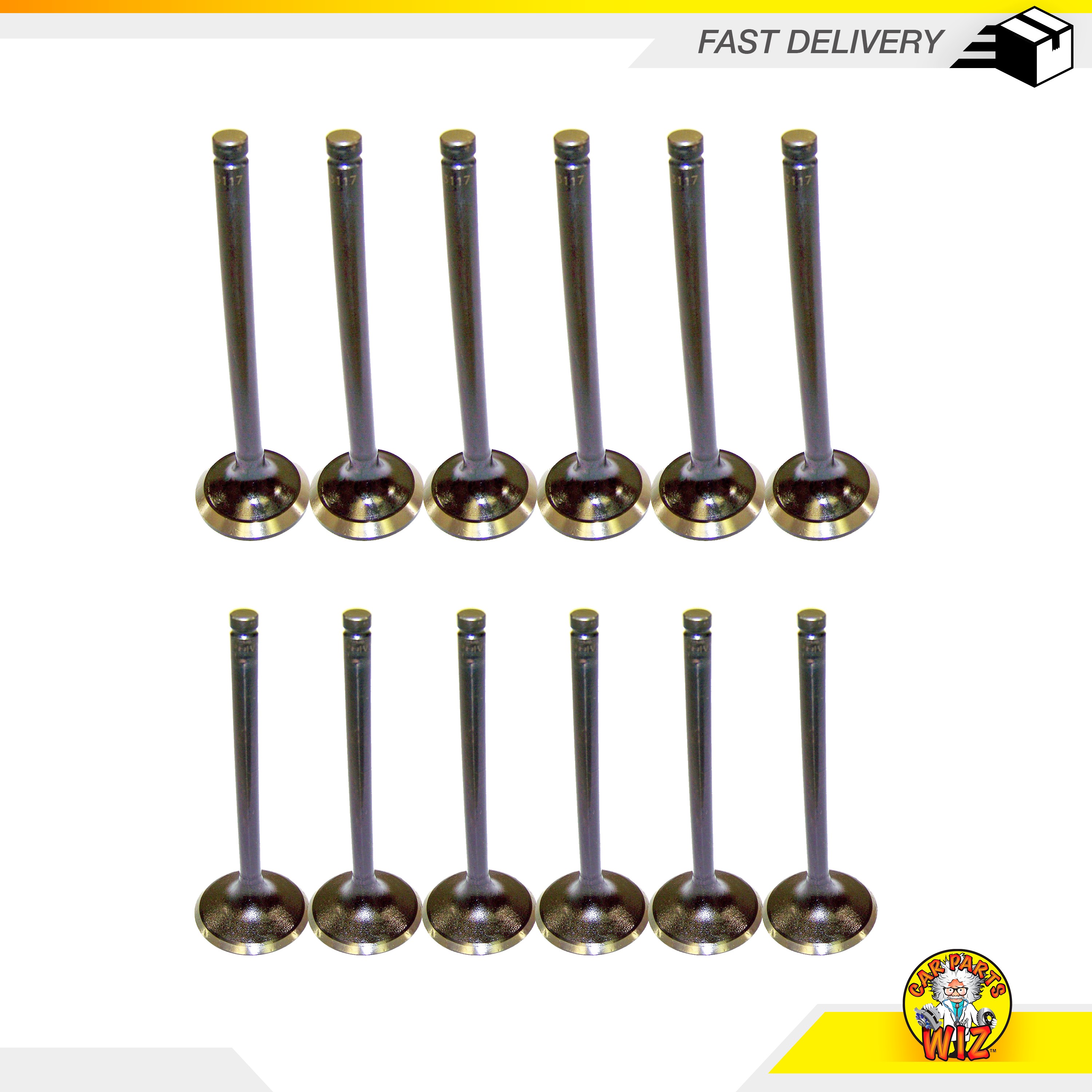 Exhaust and Intake Valves Fits 98-04 Honda Passport Isuzu 3.2L-3.5L V6 DOHC 24v