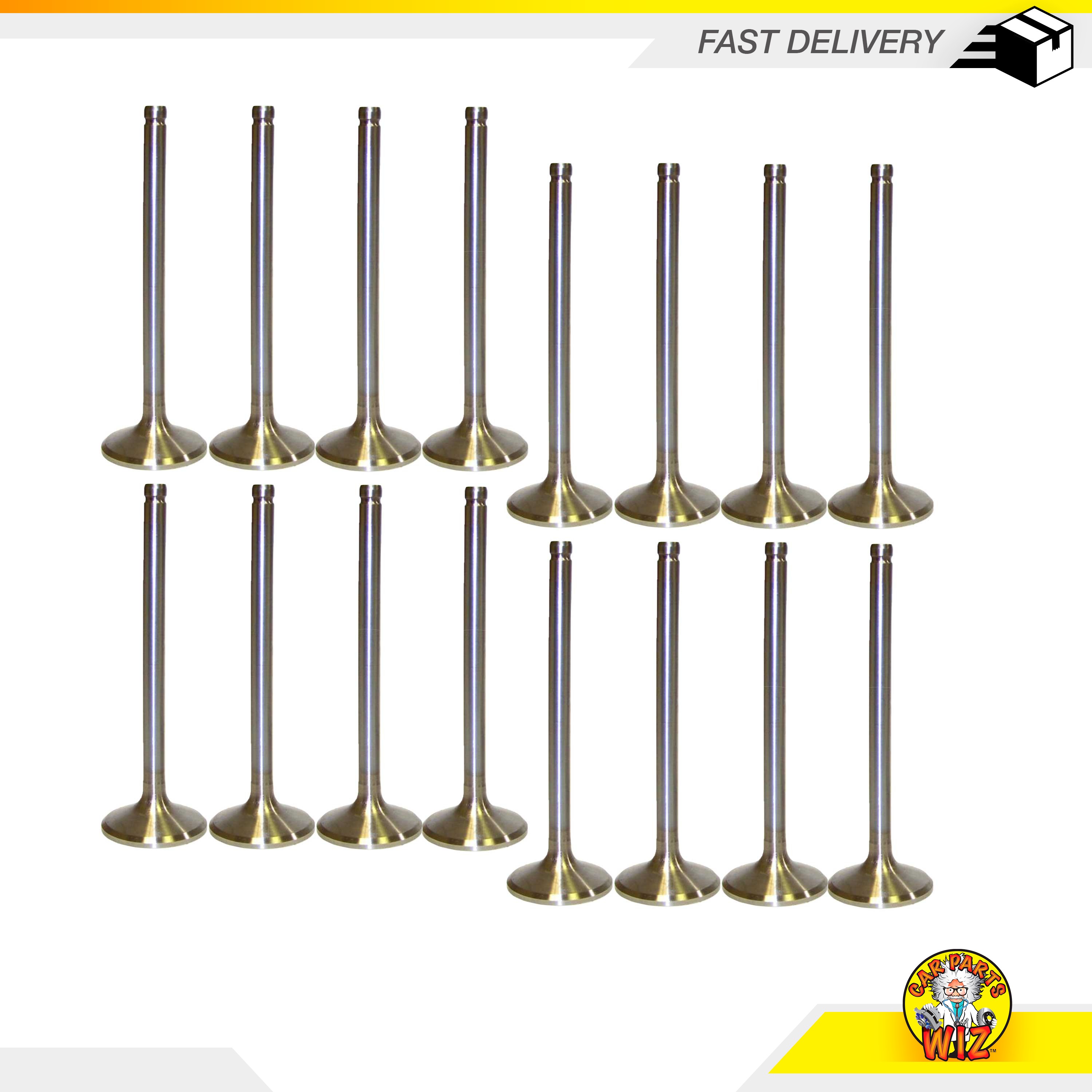 97-15 FITS GMC CHEVY SAAB PONTAIC 4.8 5.3 5.7 6.0 OHV V8 INTAKE VALVES 8 EACH