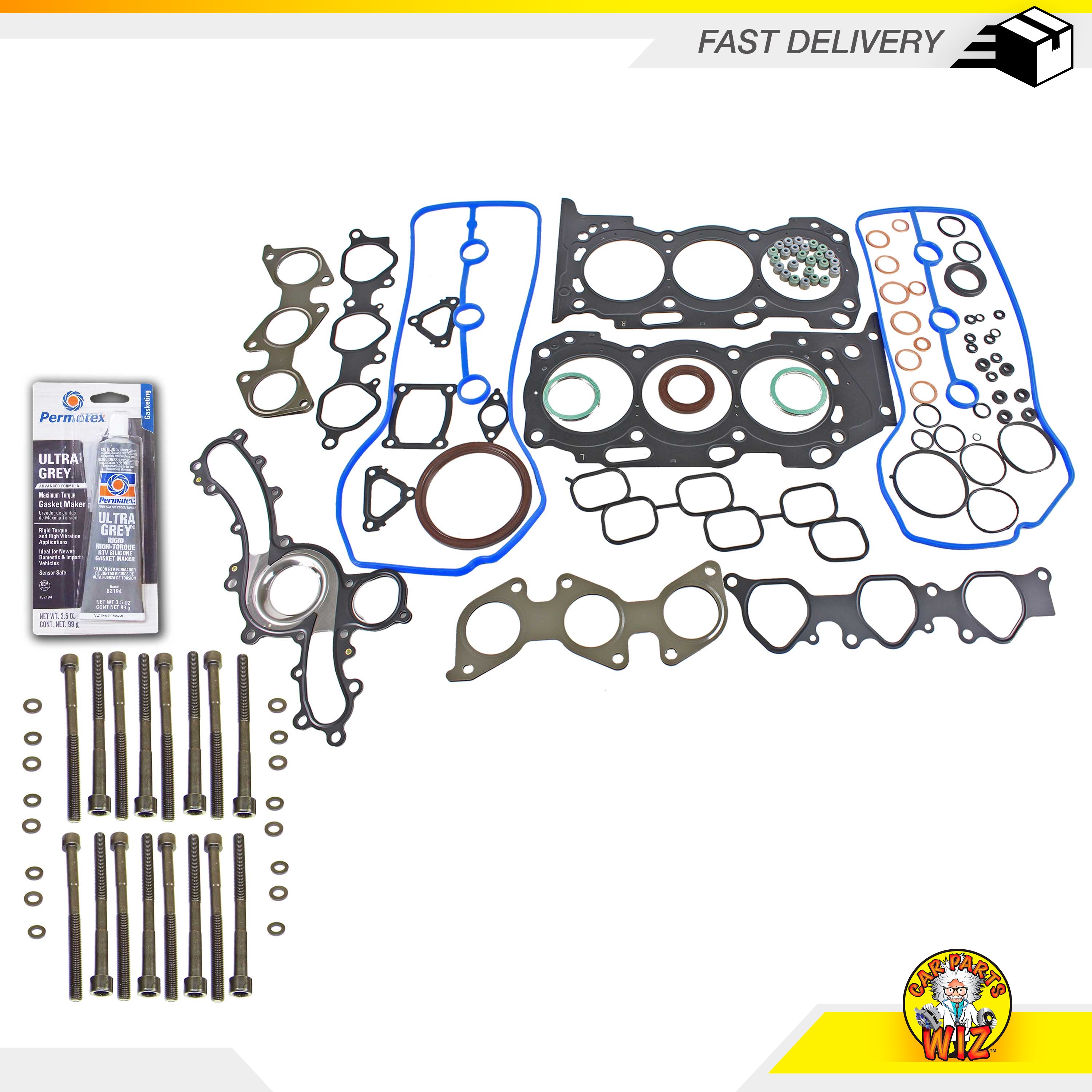 Fits 03-09 Toyota 4Runner Tacoma FJ Cruiser 4.0L DOHC Full Gasket Set 1GRFE