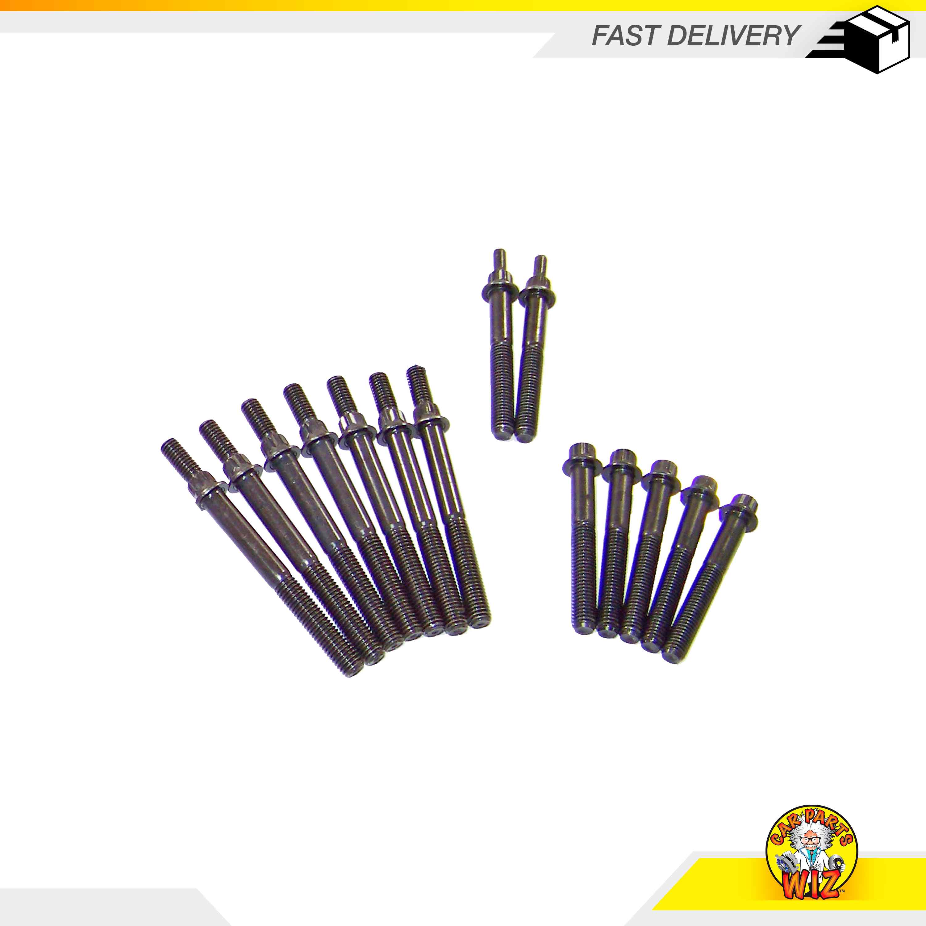 Head Bolt Kit Fits 9606 Jeep Cherokee Grand Cherokee 4.0L L6 OHV 12v