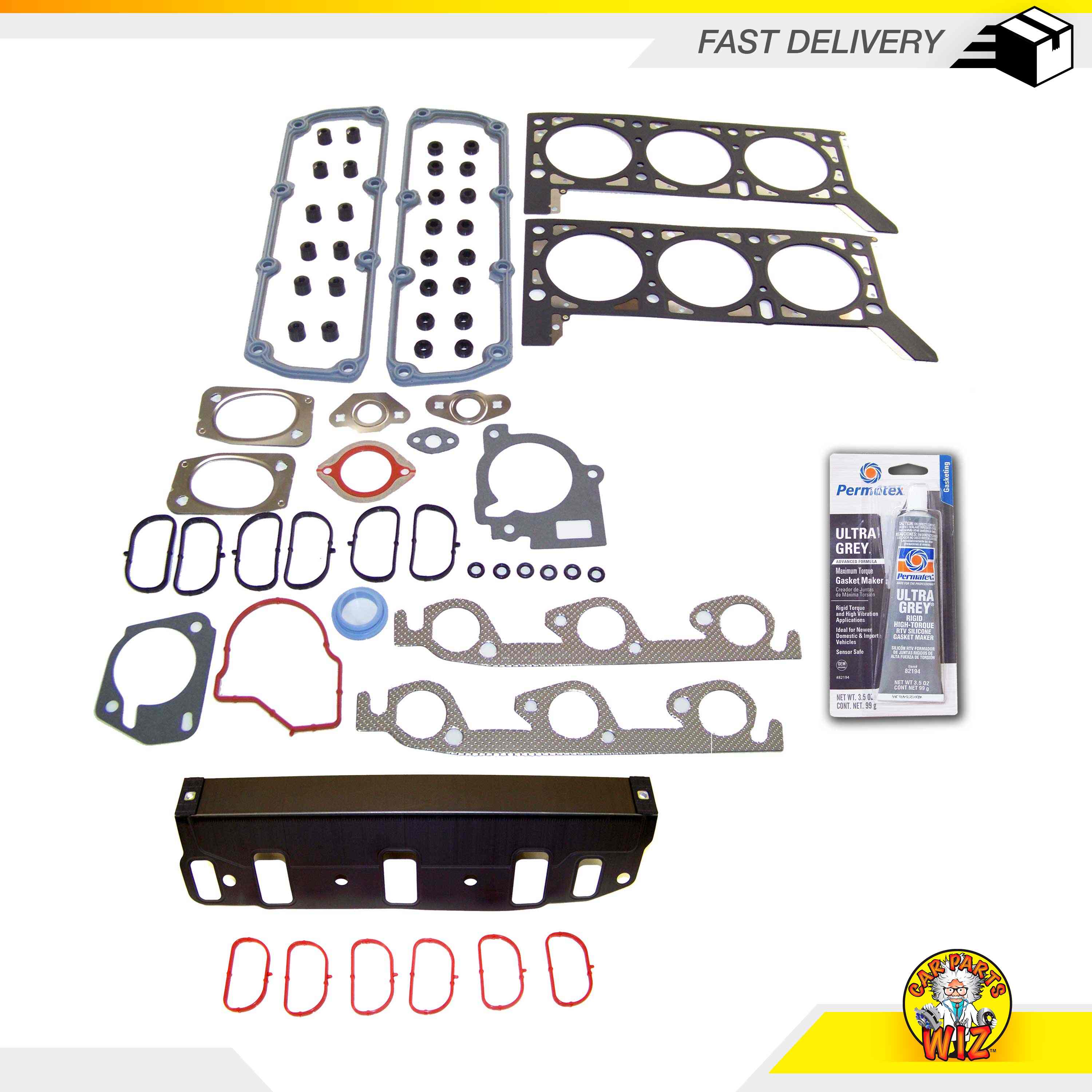 MLS Head Gasket Set Fits 0210 Chrysler Dodge Grand Caravan 3.8L V6 OHV