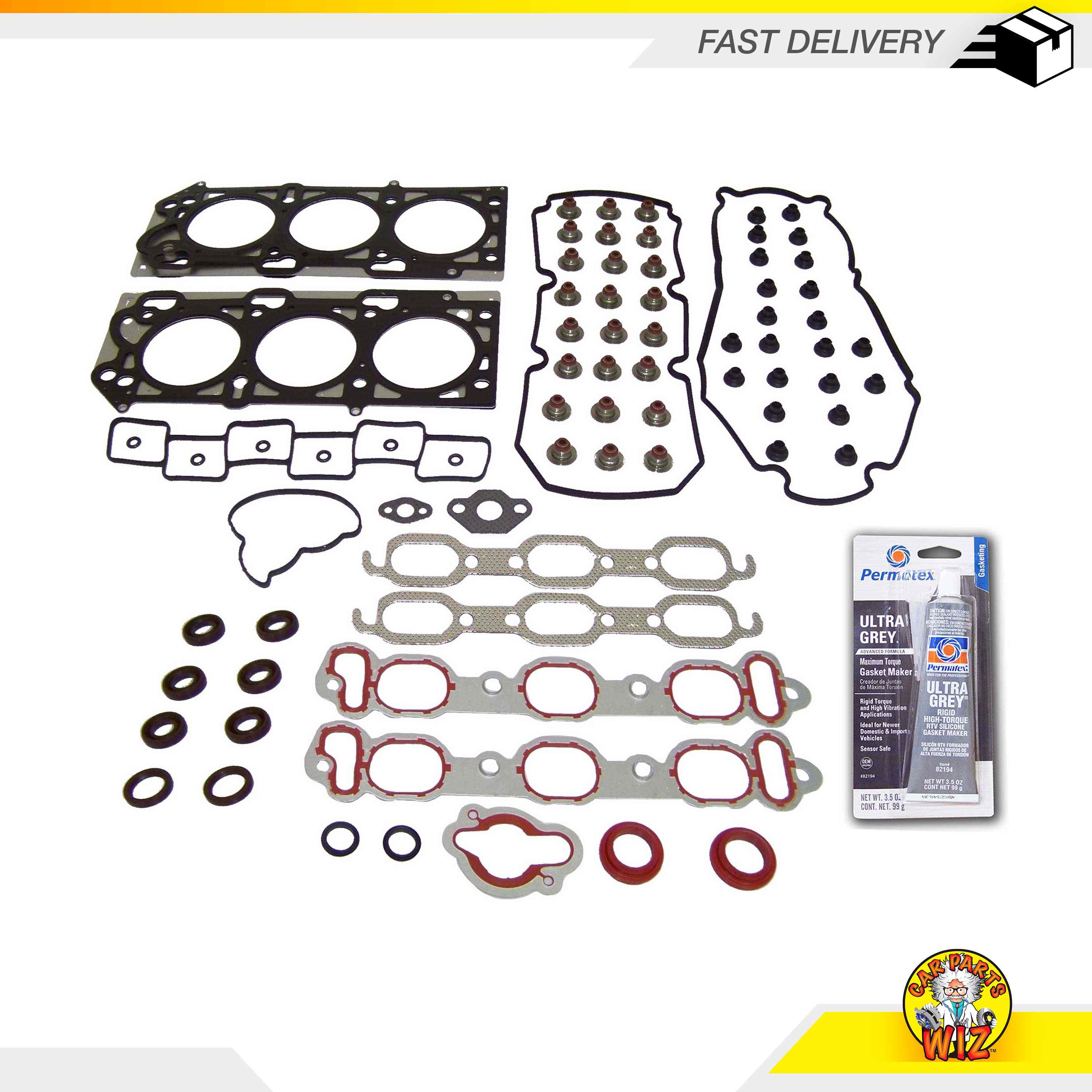 MLS Head Gasket Set Fits 9902 Chrysler Dodge 300M Concorde 3.5L V6
