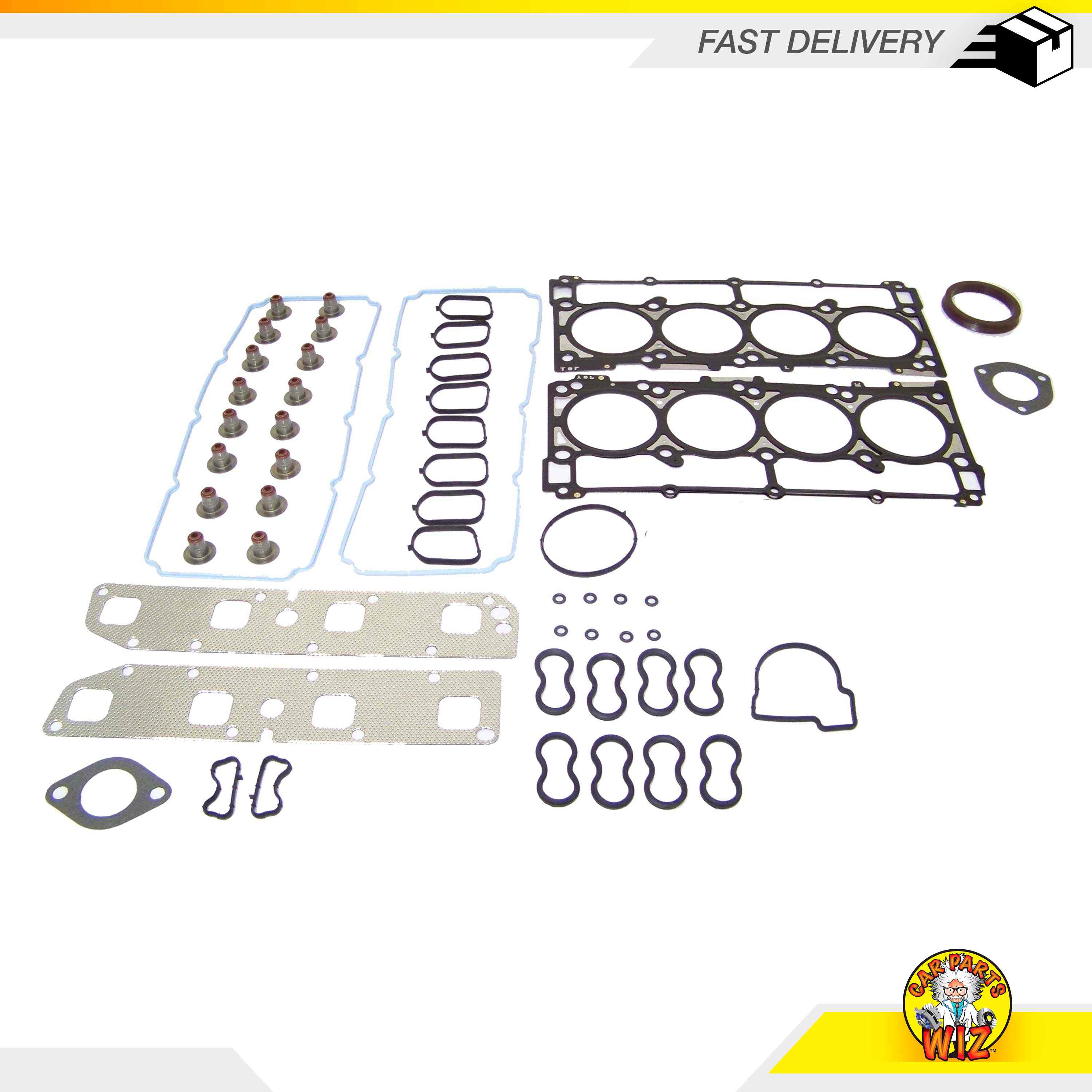 Head Gasket Set Bolts Fits 0708 Jeep Grand Cherokee Chrysler 5.7L V8 OHV 16v eBay