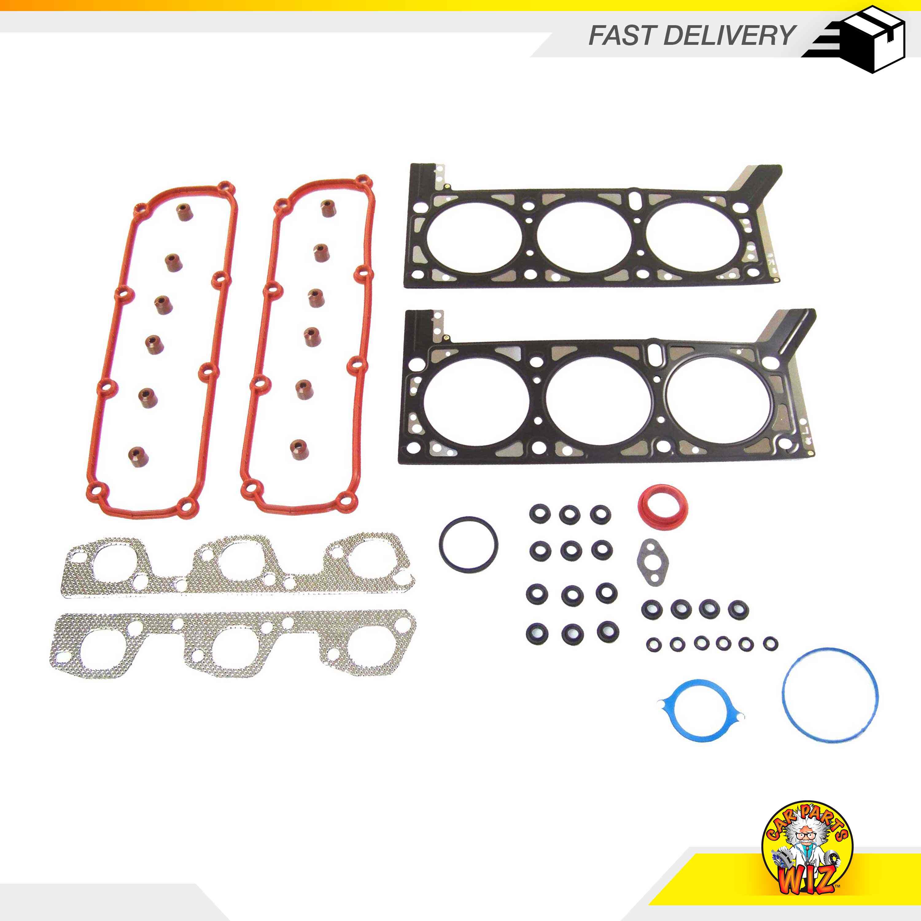 Full Gasket Set Fits 0911 Jeep Wrangler 3.8L V6 OHV 12v VIN 1 Cu. 231