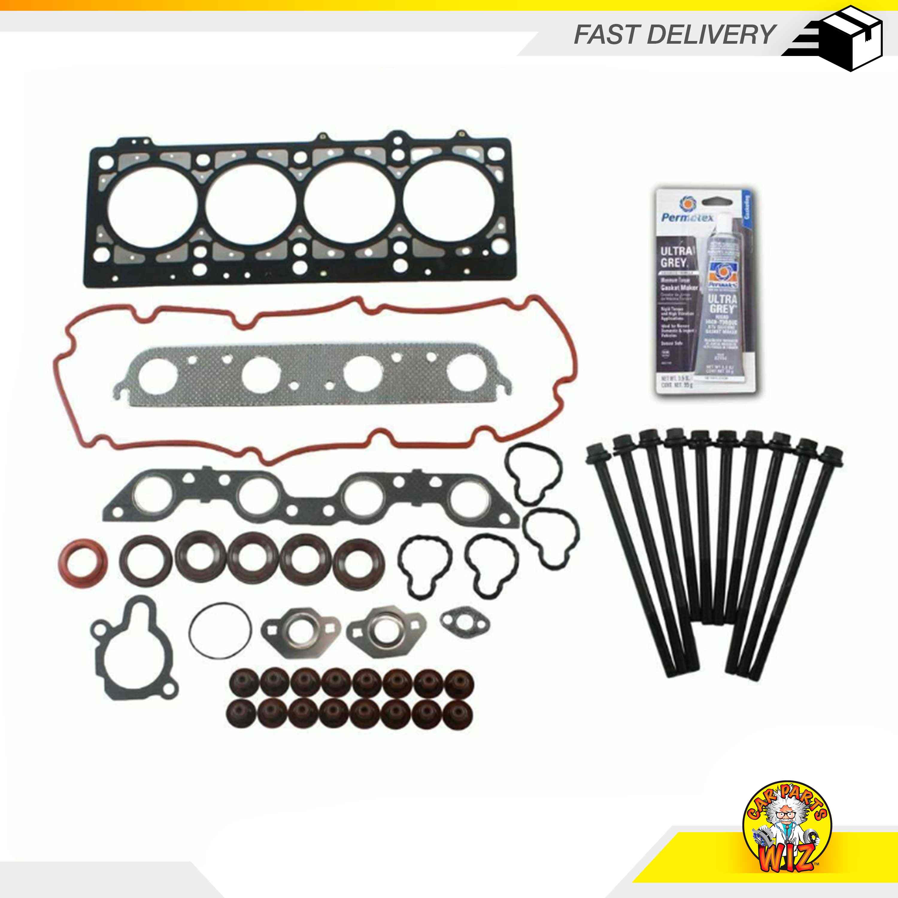 Head Gasket Set Bolts Fits 0005 Chrysler Dodge Neon Plymouth 2.0L SOHC