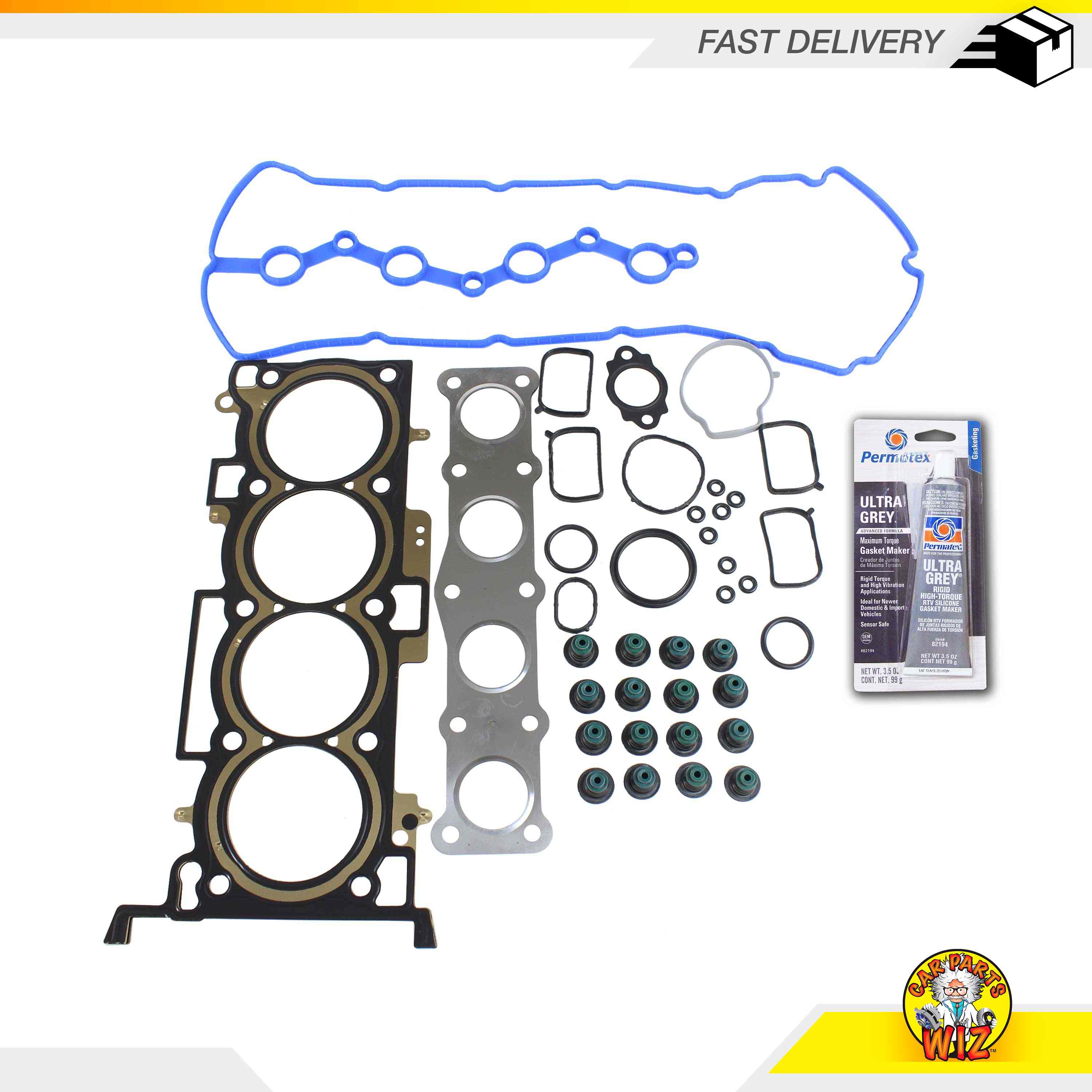 MLS Head Gasket Set Fits 1013 Hyundai Kia Optima Rondo 2.4L L4 DOHC