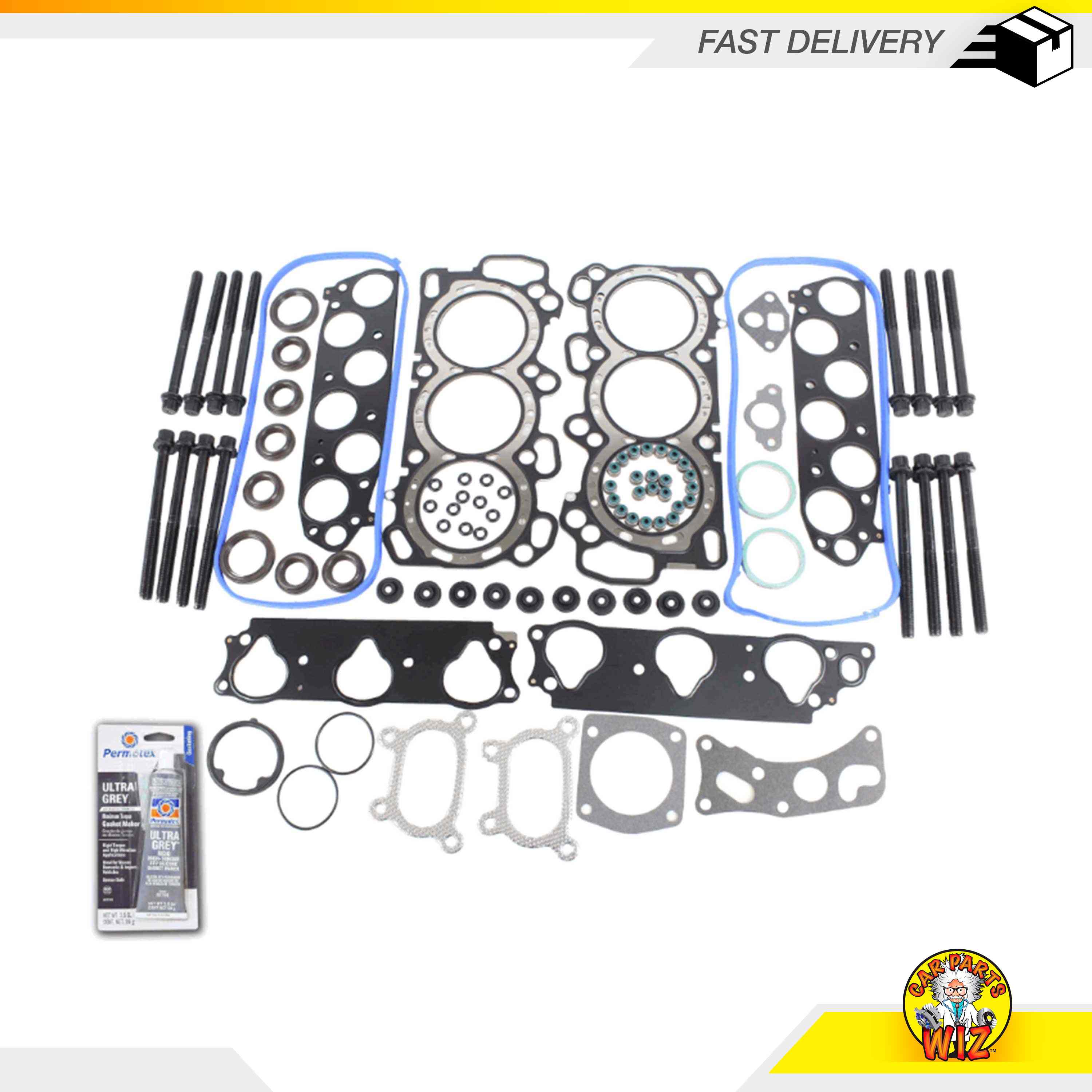 Head Gasket Set Bolts Kit Fits 0508 Honda Pilot 3.5L V6 SOHC 24v J35A7