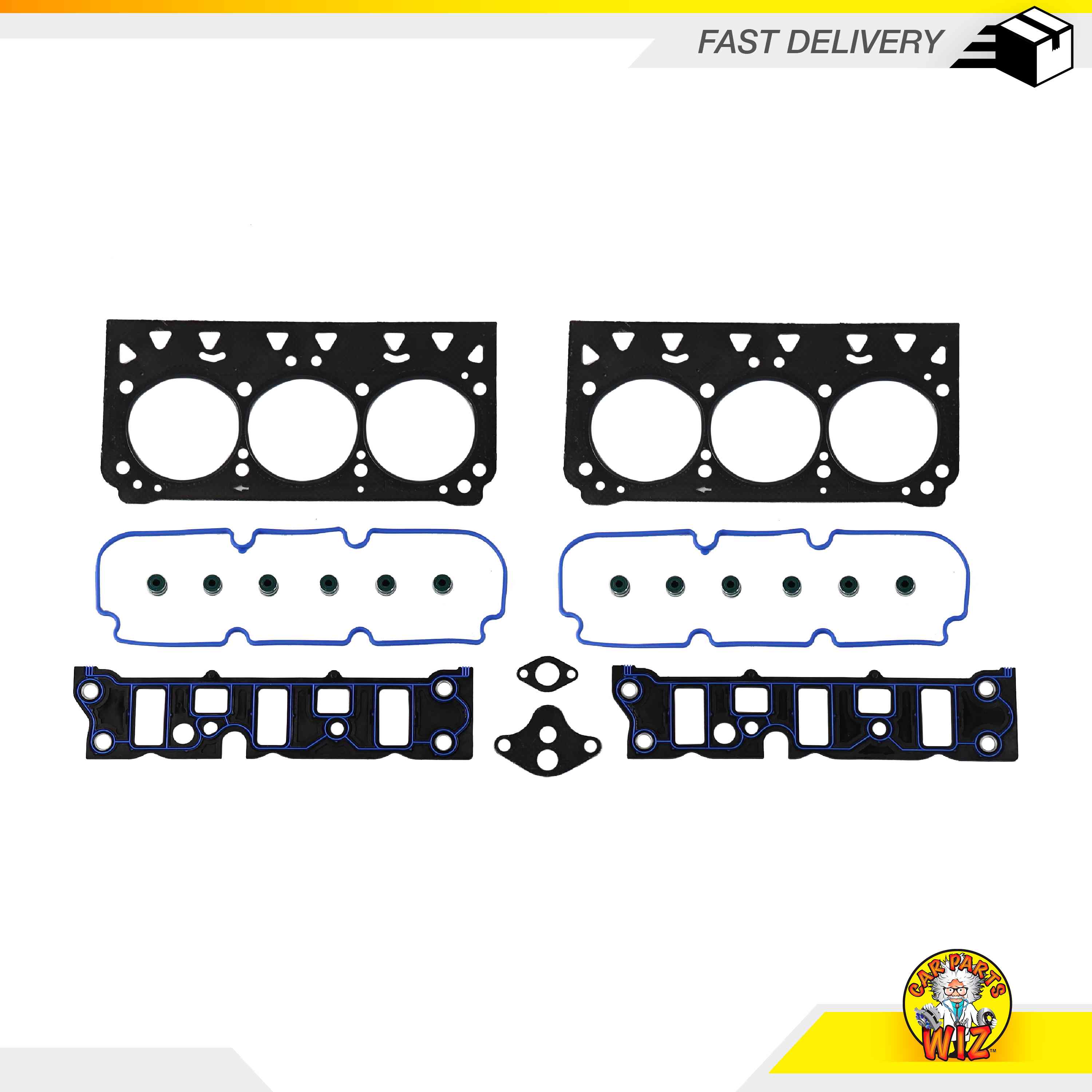 Graphite Head Gasket Set Fits 9702 Chevrolet Camaro Firebird 3.8L OHV