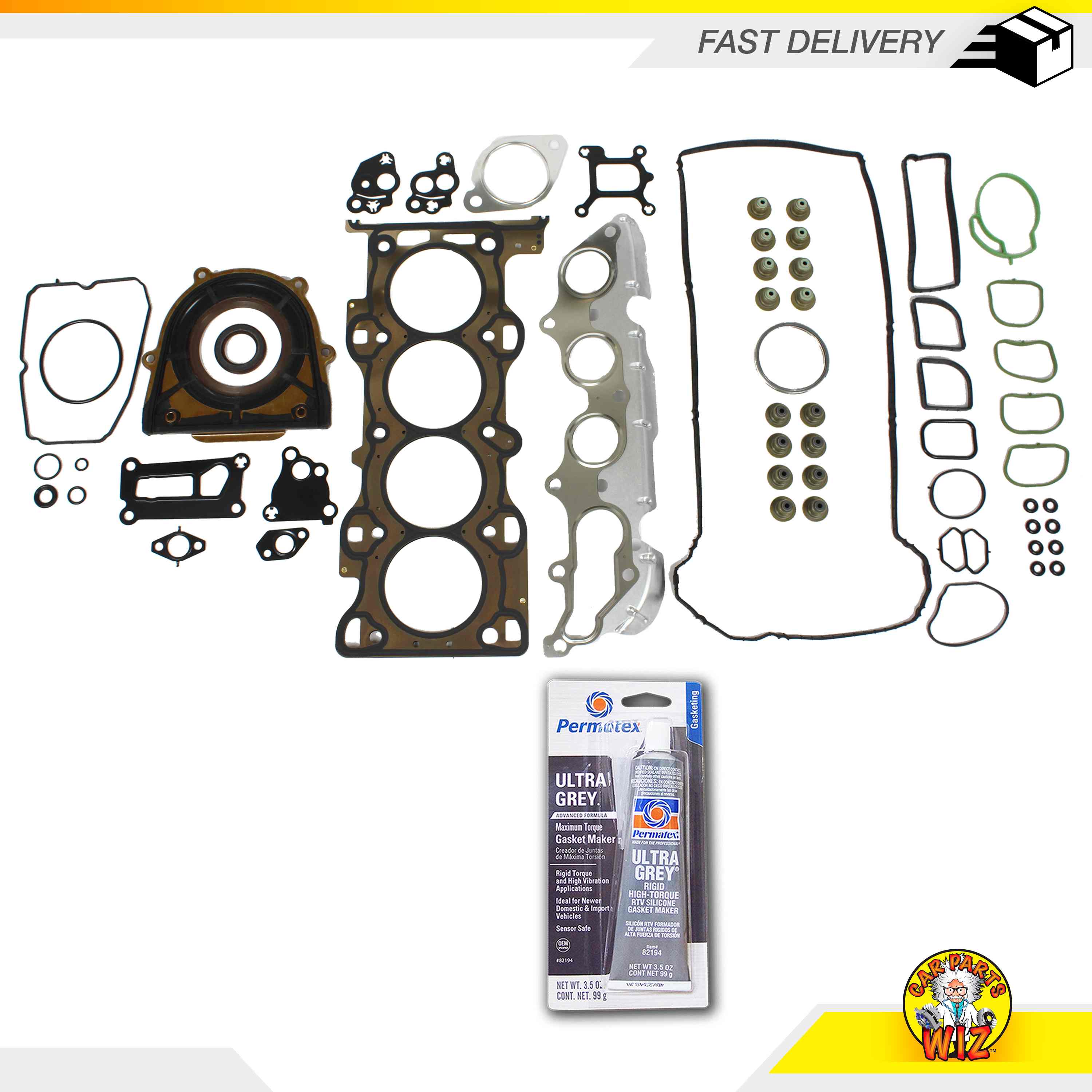 Full Gasket Set Fits 0311 Mazda Mazda 3 5 6i 2.3L DOHC 16v VIN N Cu