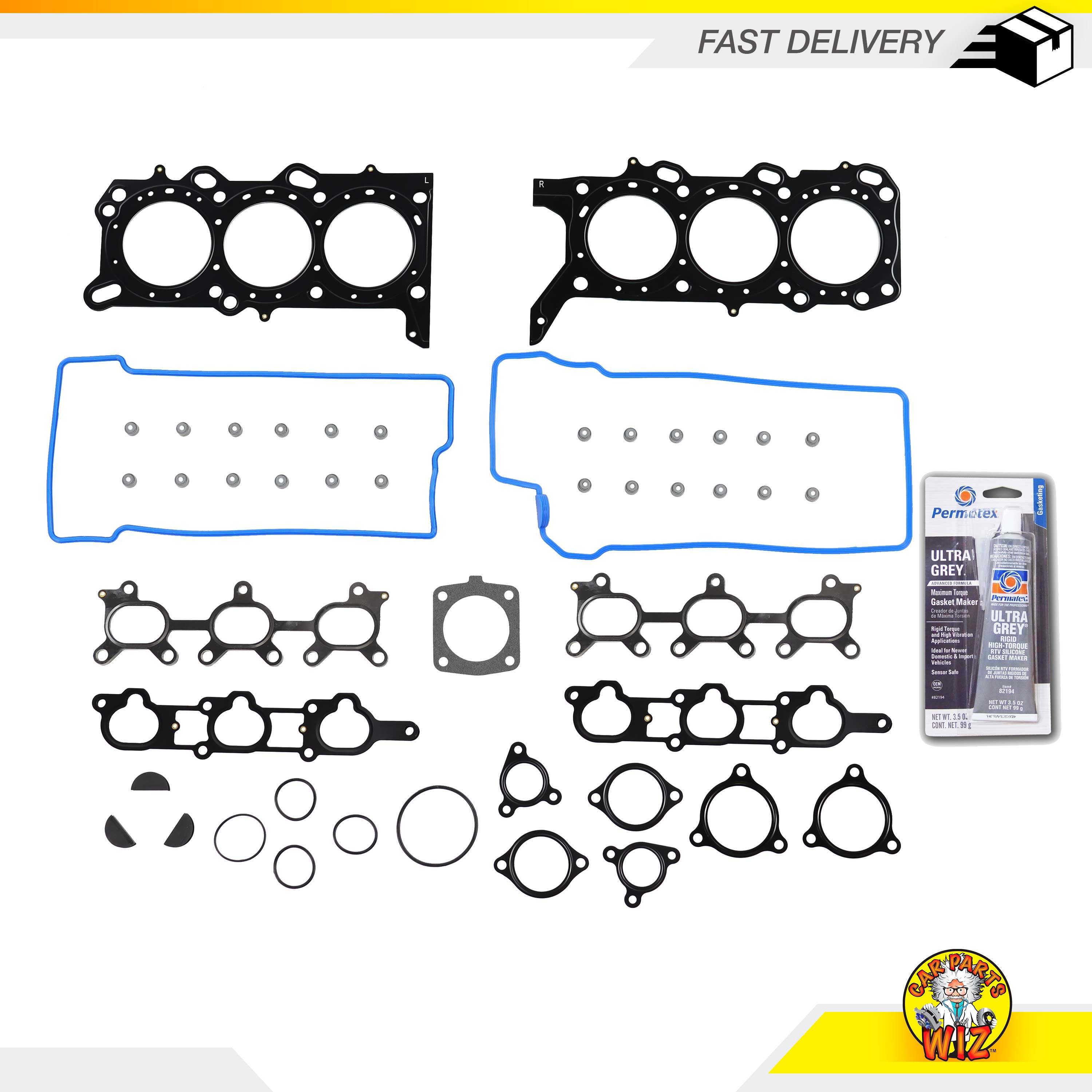MLS Head Gasket Set Fits 0106 Suzuki Grand Vitara XL7 2.7L V6 DOHC