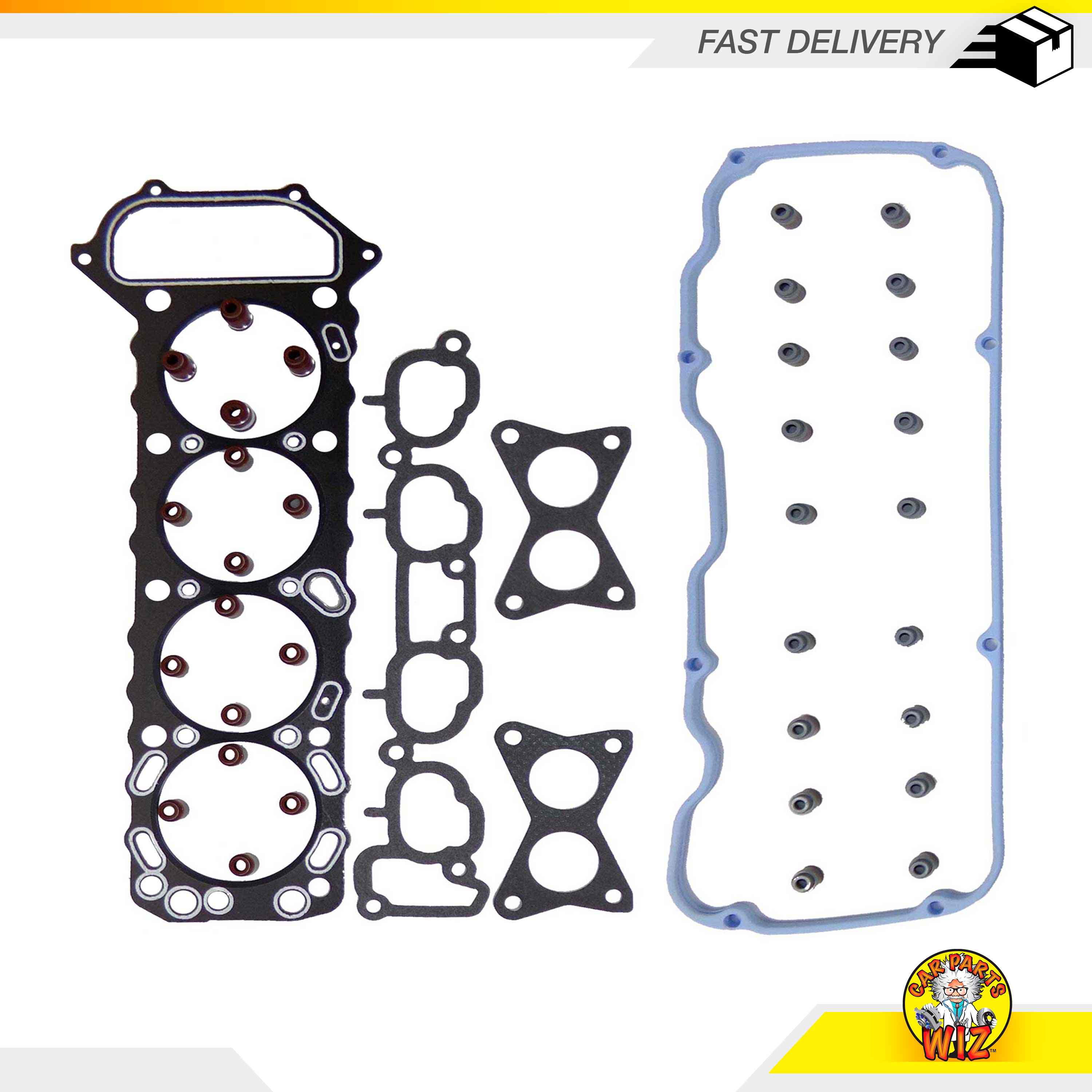 Head Gasket Set Bolts Kit Fits 9697 Nissan Pick Up D21 2.4L SOHC 12v