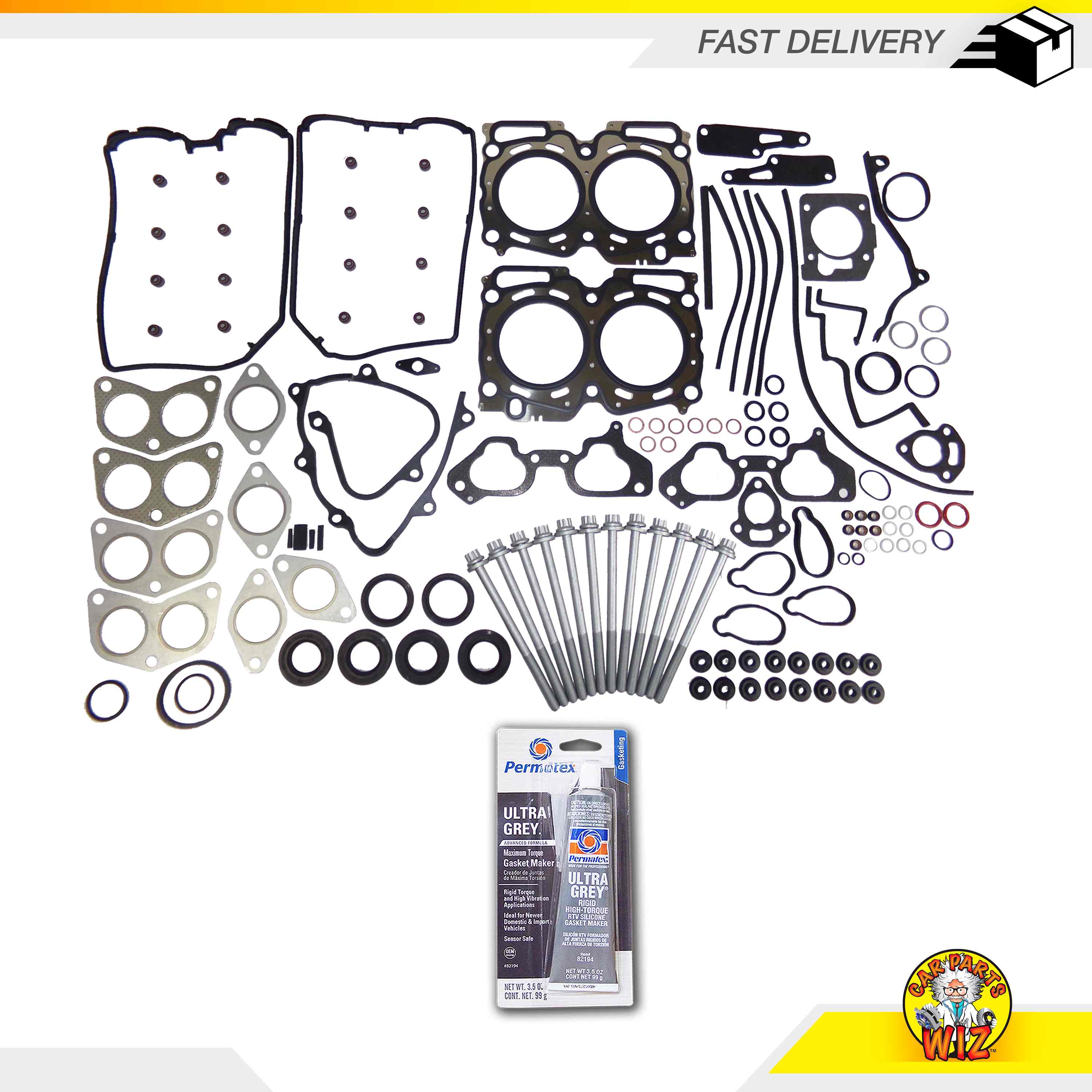 Head Gasket Set Bolts Fits 0205 Subaru Impreza WRX Turbo USDM 2.0L
