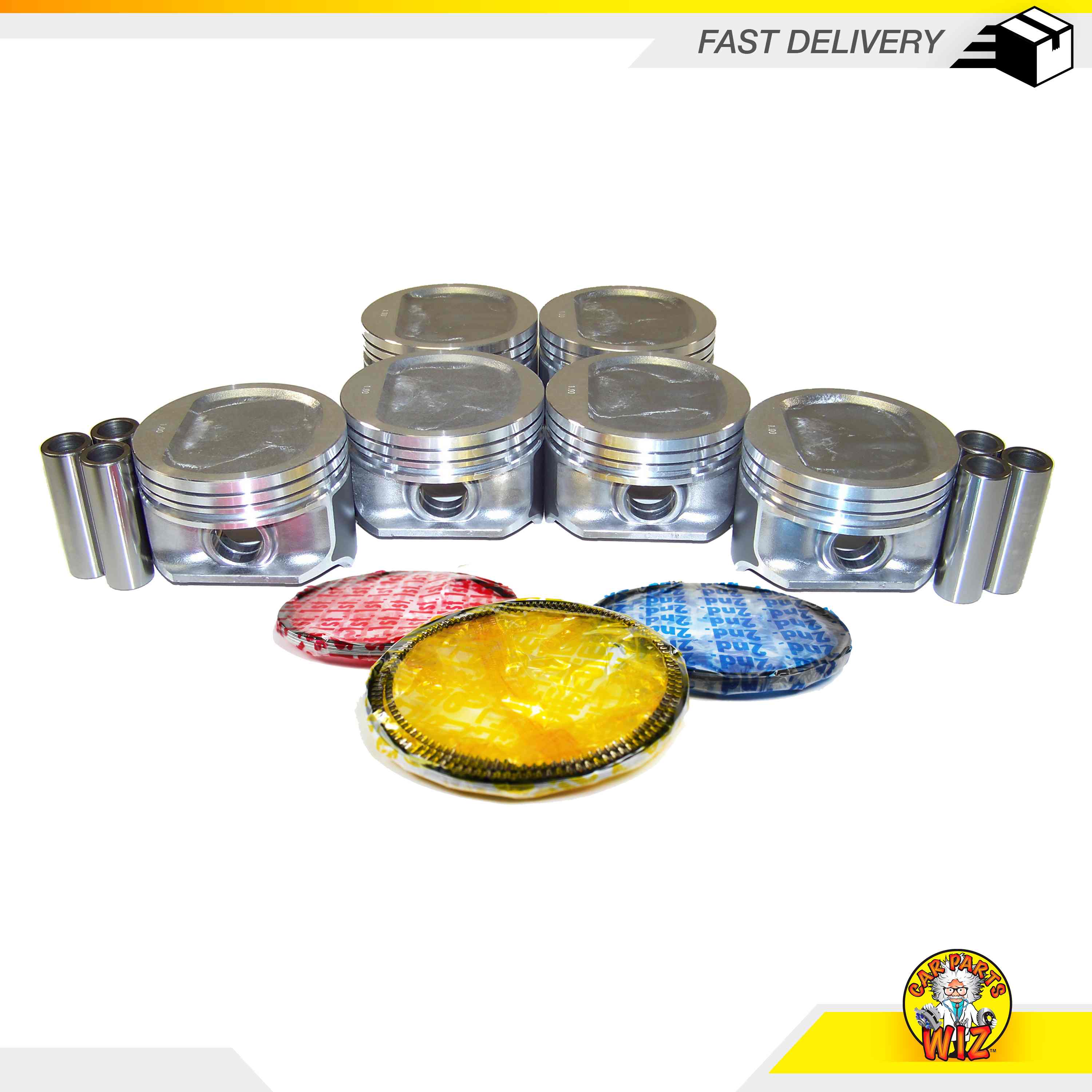 Pistons and Rings Fits 9606 JEEP Cherokee Grand Cherokee Wrangler 4.0L