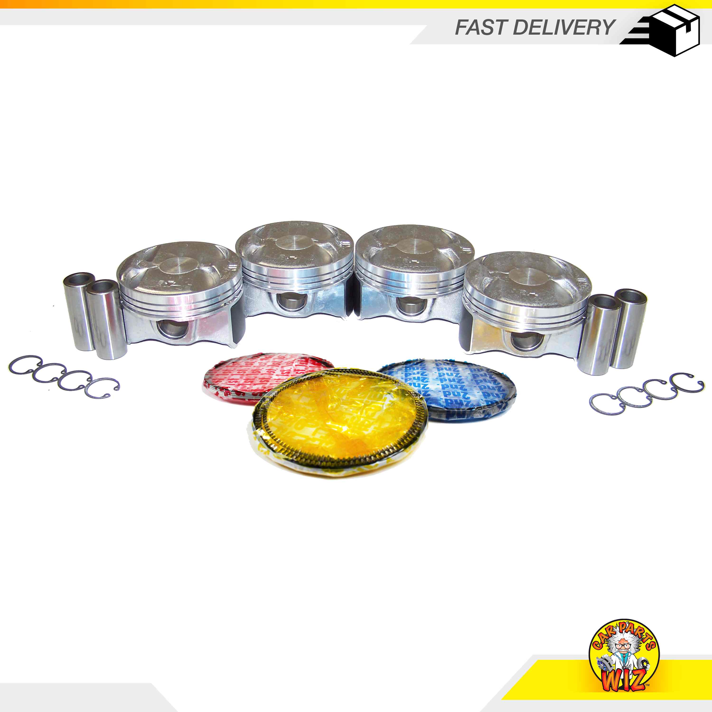 Pistons and Rings Fits 0811 Honda Accord 2.4L DOHC 16v K24Z2 K24Z3 eBay