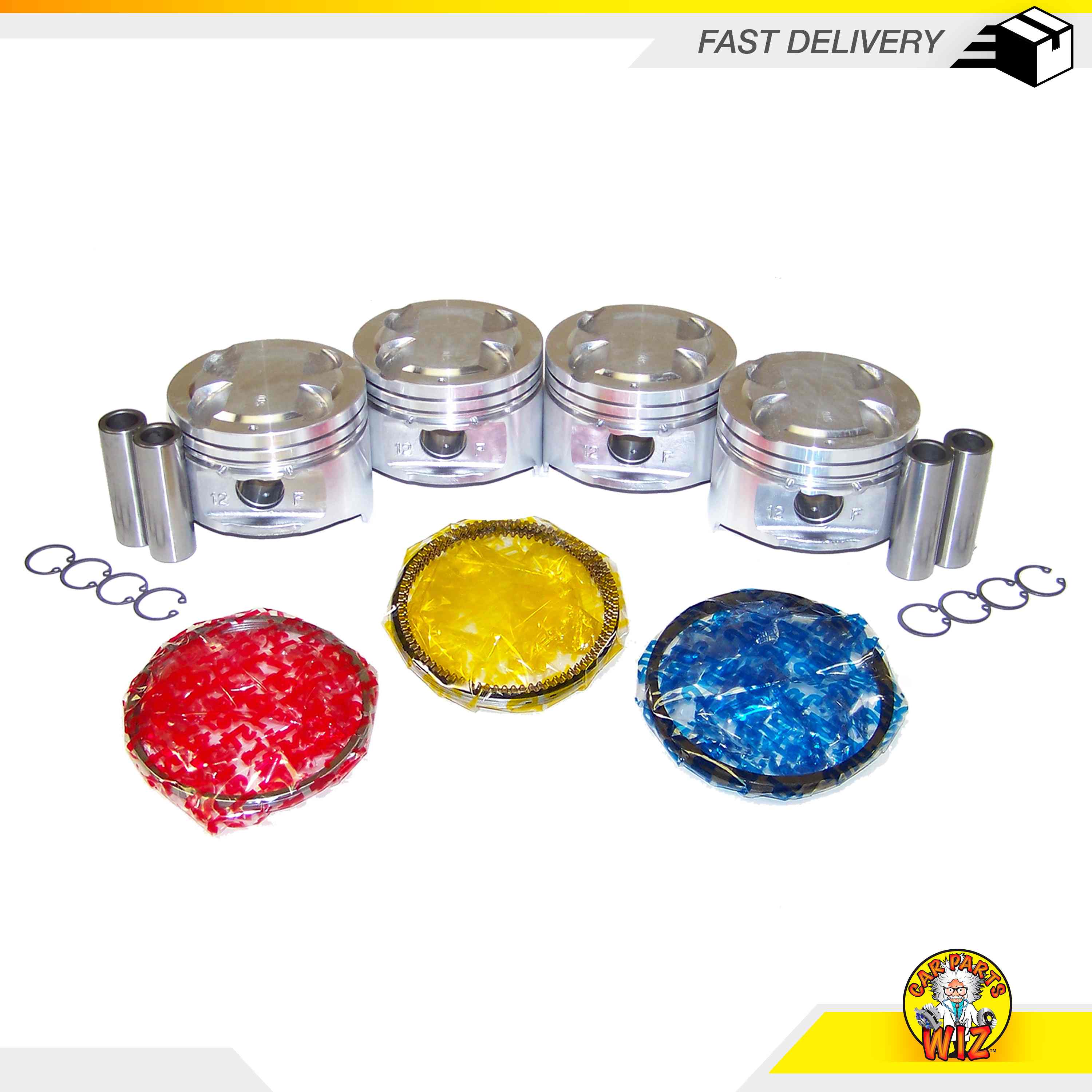 Pistons and Rings Fits 9900 Mazda Miata 1.8L DOHC 16v eBay