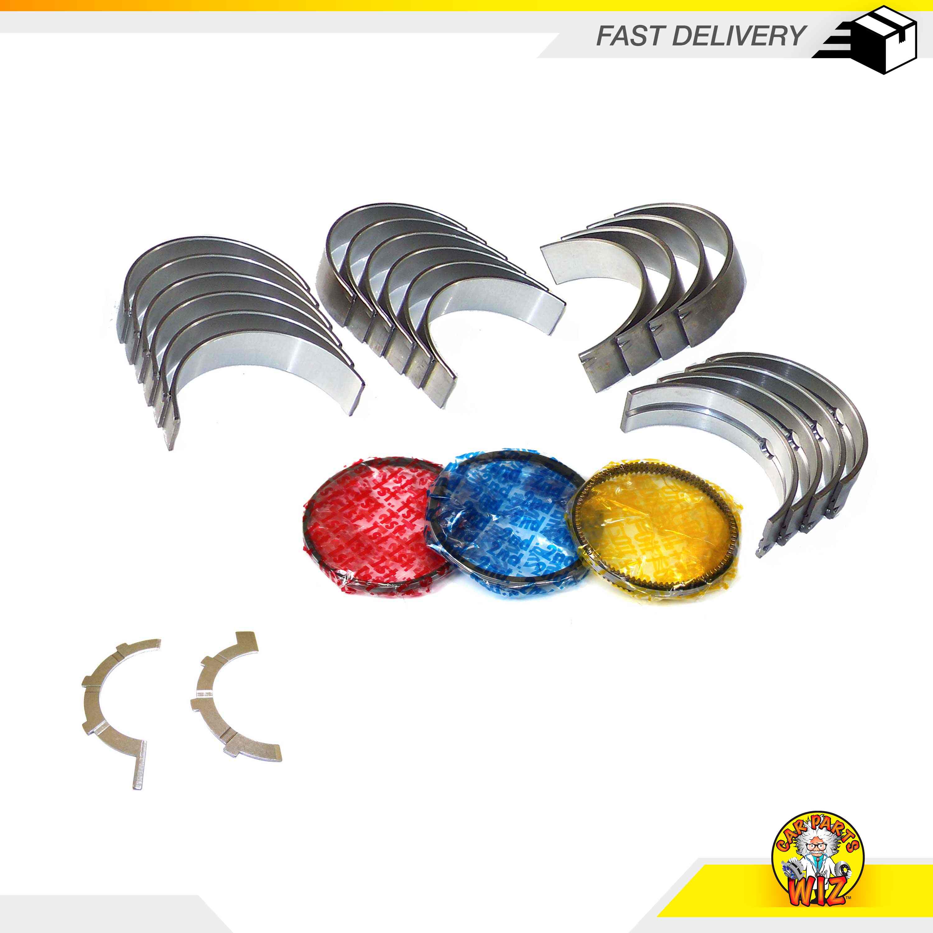 Engine Full Gasket Set Bearing Rings Fits 0205 Jeep Liberty 3.7L V6