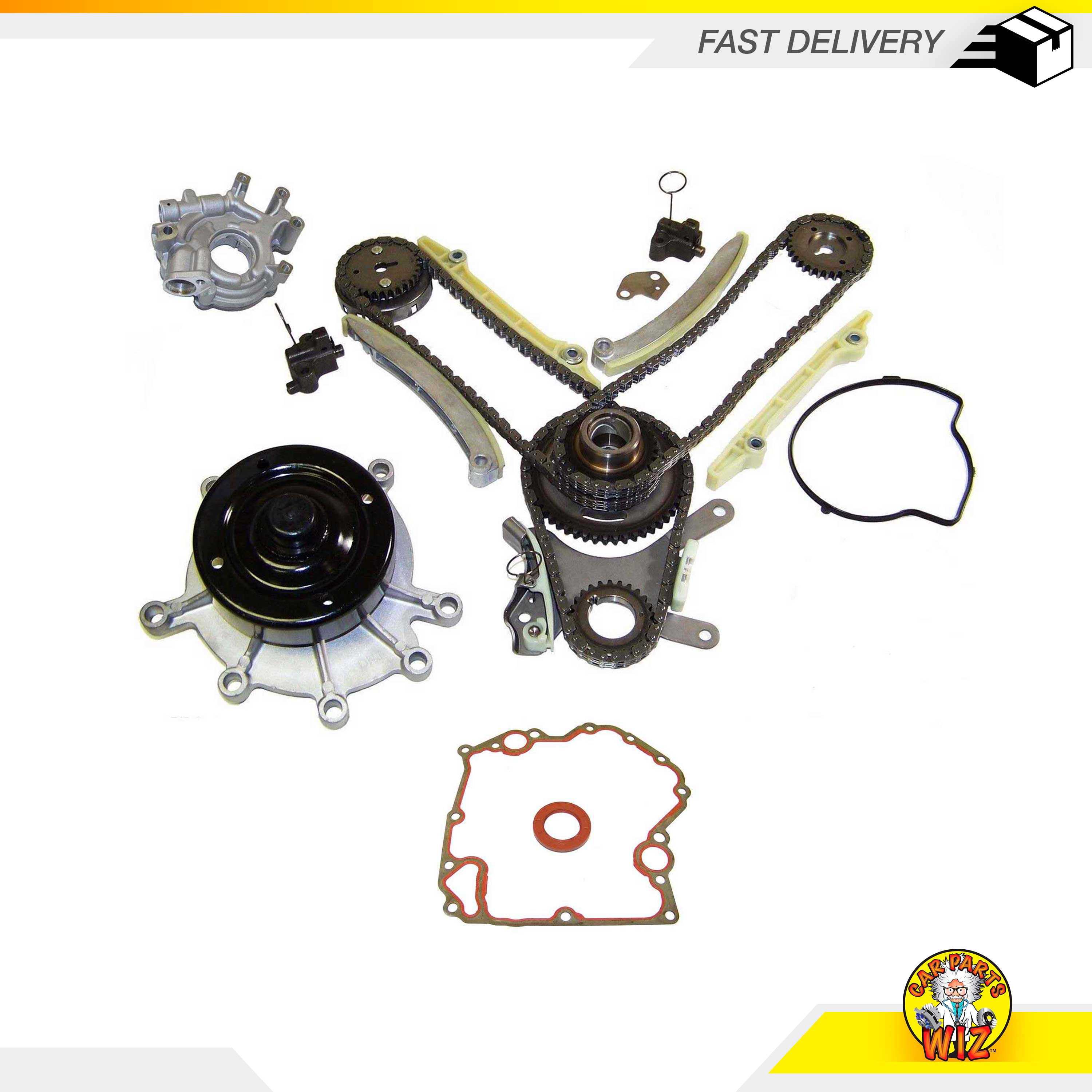 Timing Chain Kit Cover Gasket Set Water and Oil Pump Fits 9904 Dodge 4.7L SOHC eBay
