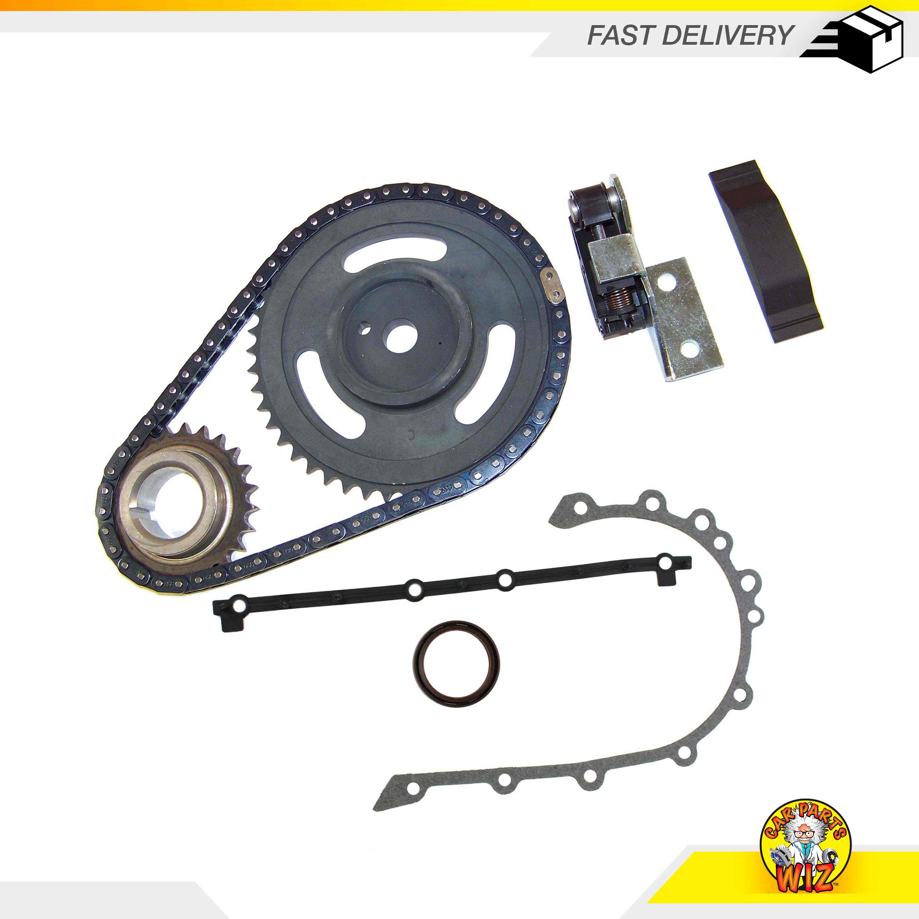 Timing Chain Kit Cover Gasket Set Fits 9402 Dodge Jeep 2.5L OHV Cu