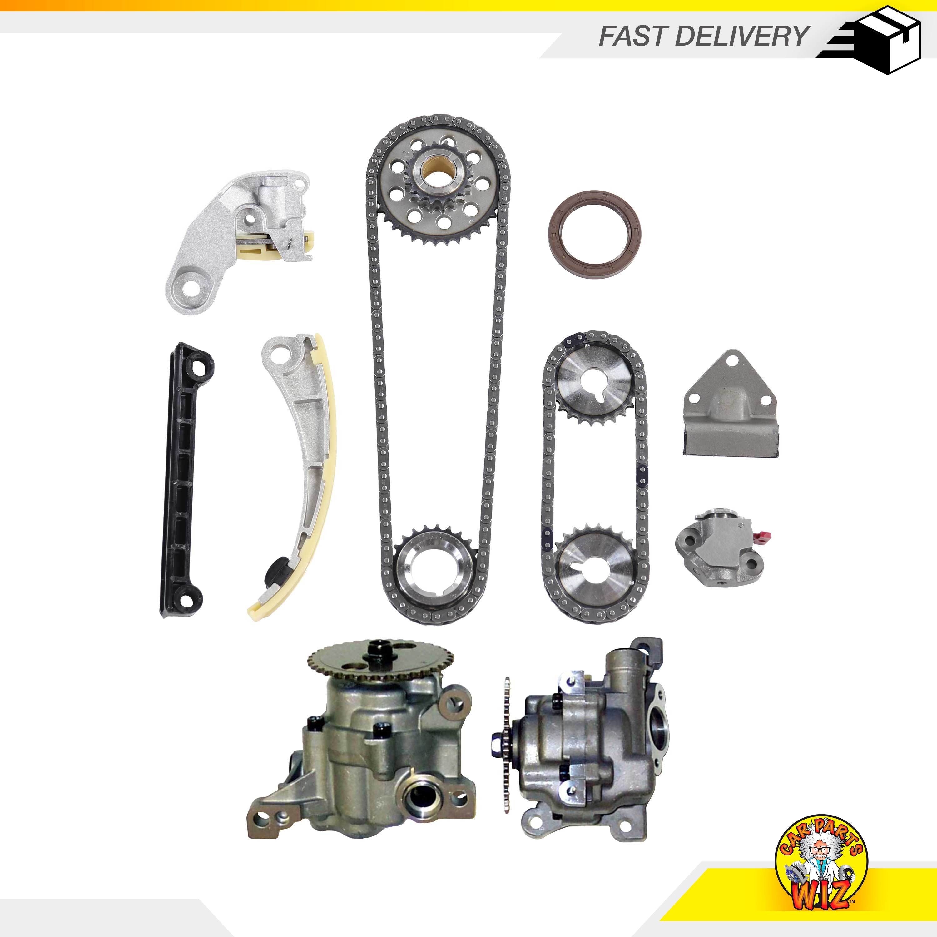Timing Chain Oil Pump Kit Fits 9609 Chevy Suzuki 1.8L 2.0L 2.3L DOHC