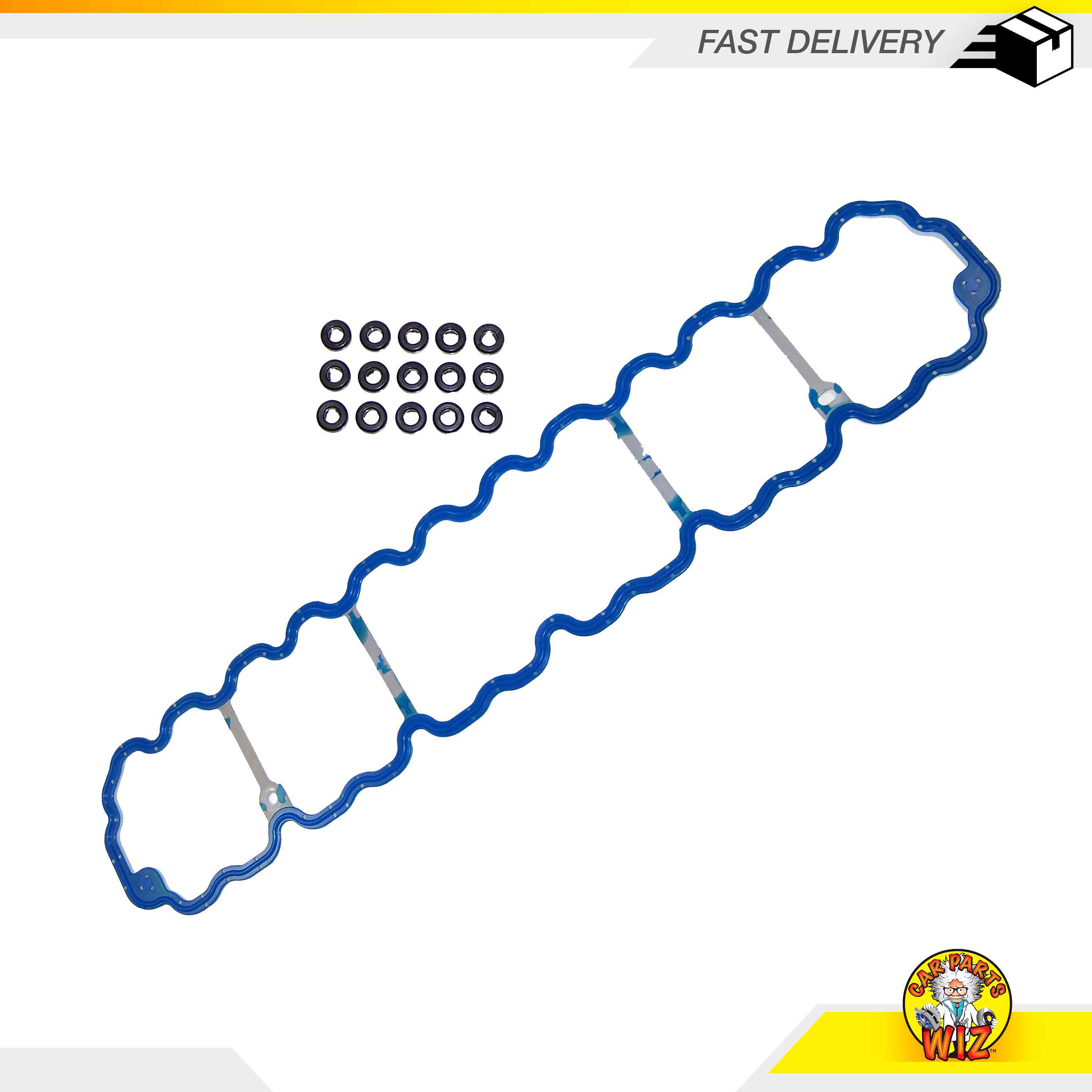 Valve Cover w/Grommets Fits 9606 Jeep Cherokee Grand Cherokee 4.0L L6
