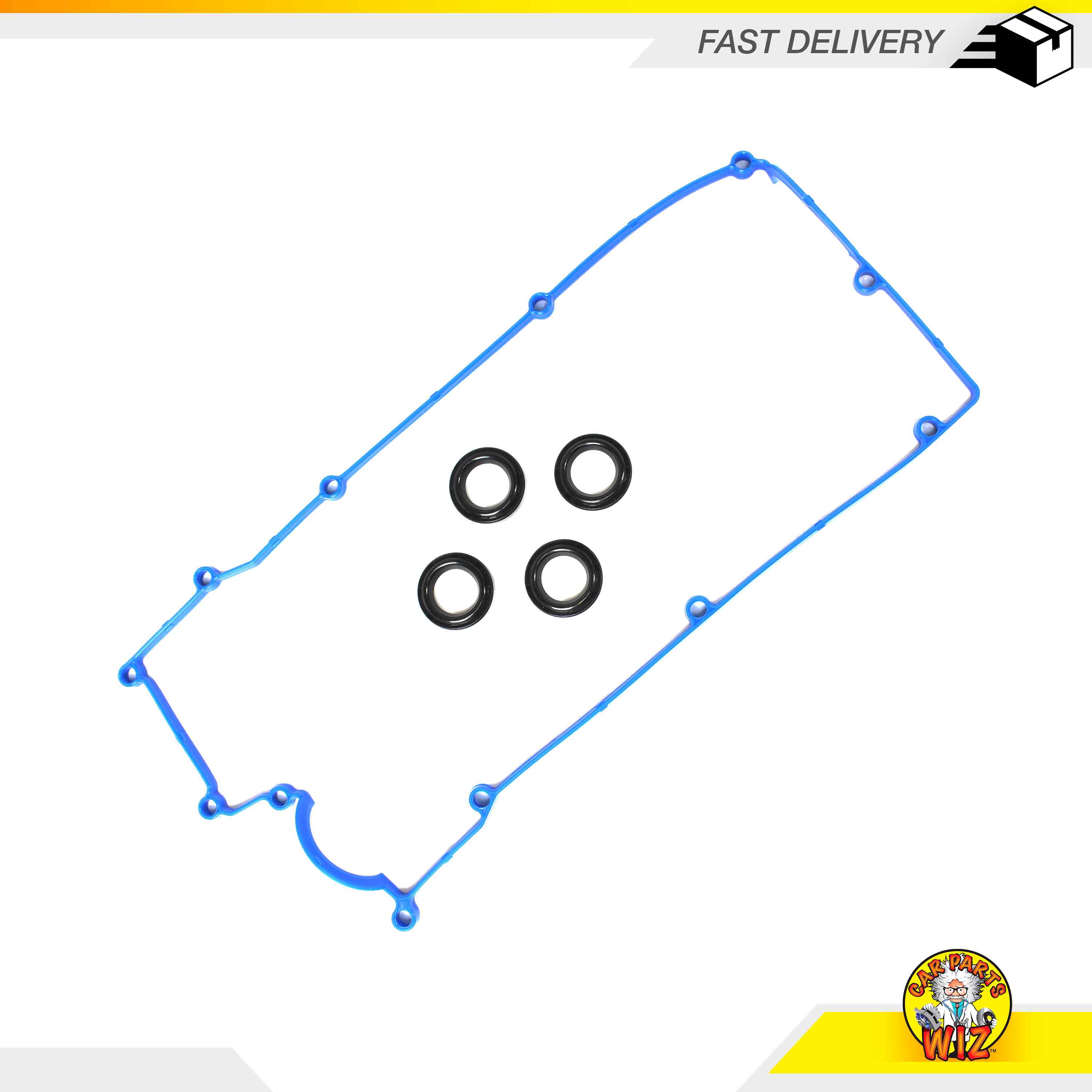 Valve Cover Gasket Set w/Grommets Fits 0611 Hyundai Kia Rio 1.6L DOHC