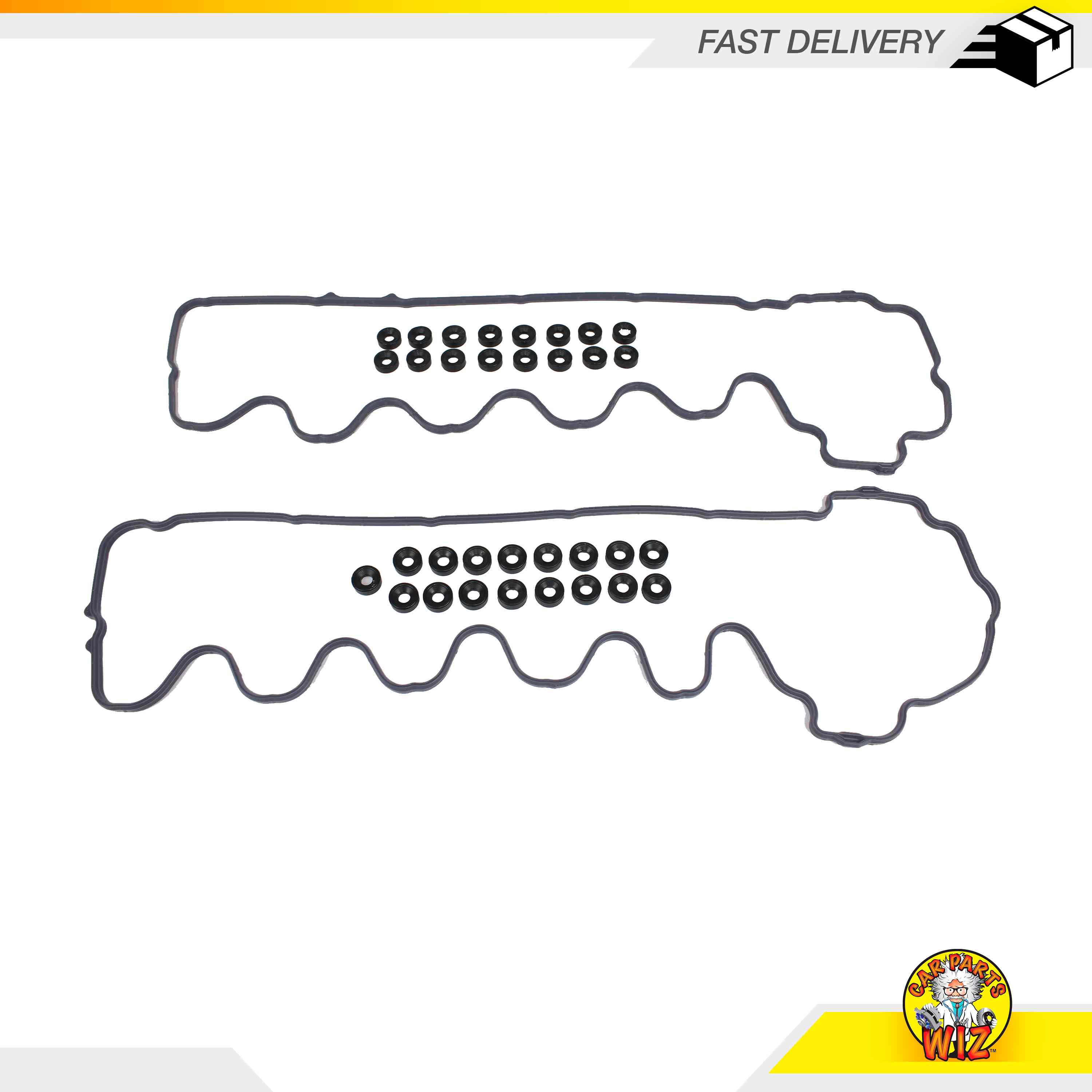 Lower Valve Cover Gasket Set - Compatible With 2004 - 2010 Ford E-350 - Foto 6