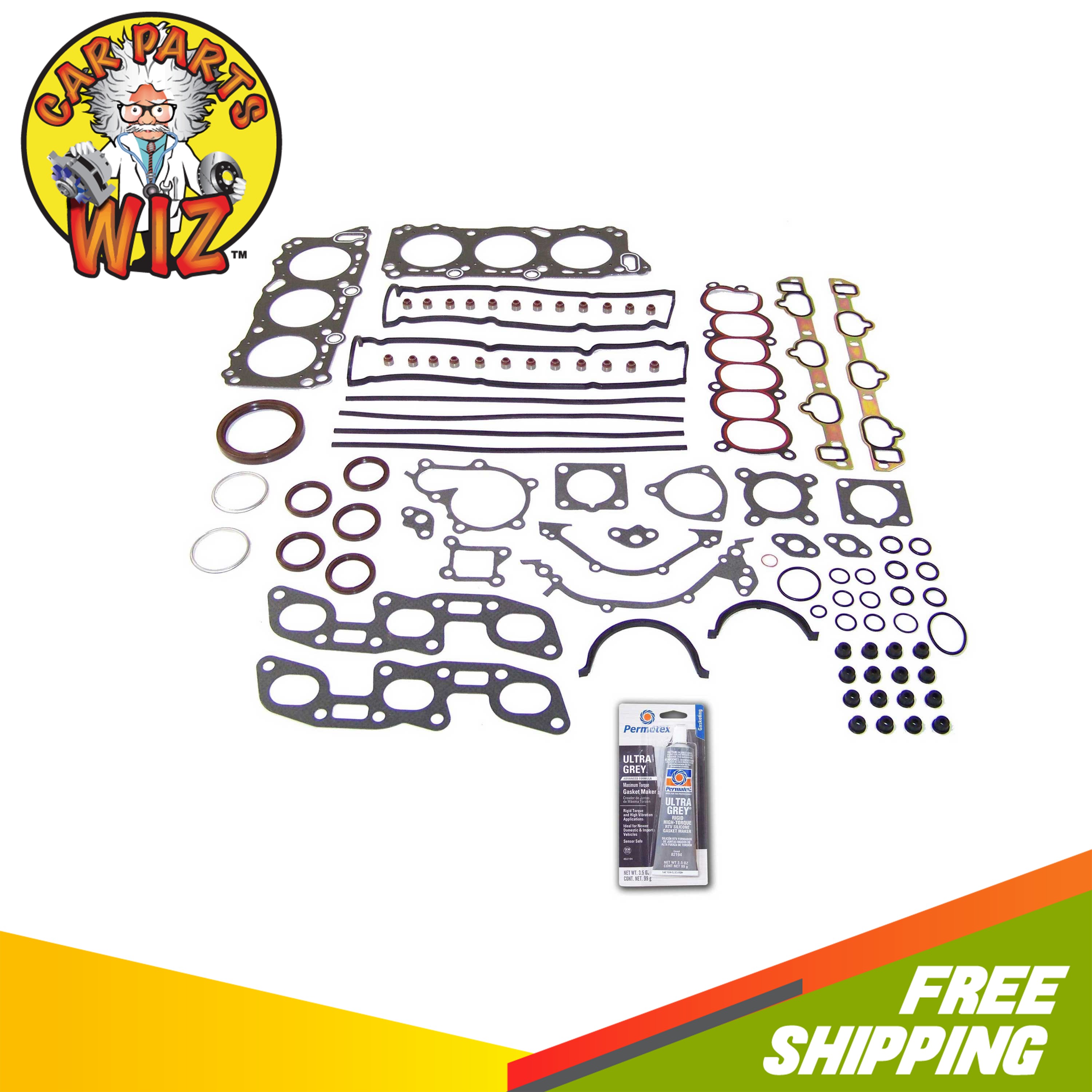 Engine Full Gasket Set Fits 90-96 Nissan 300ZX 3.0L 24V