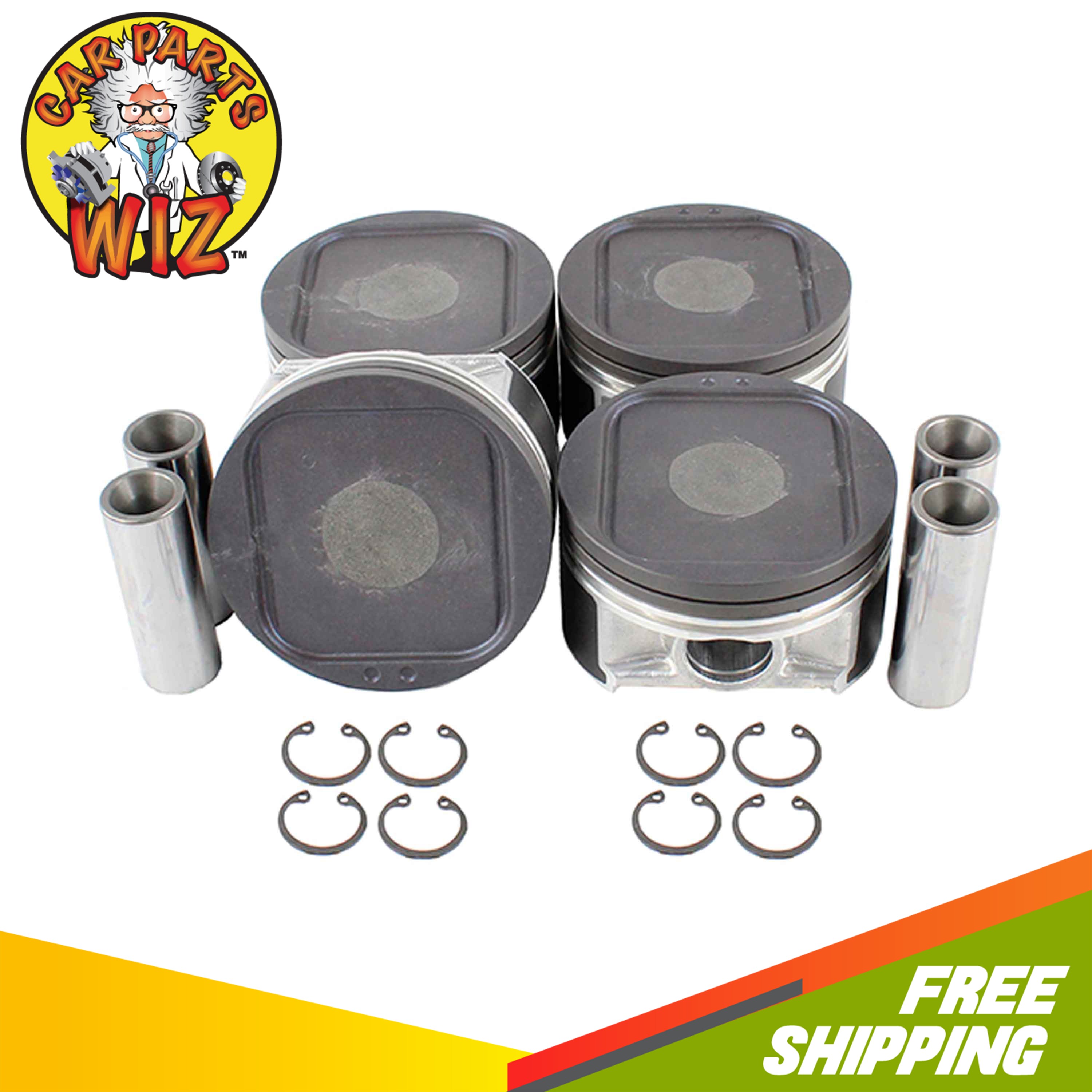Pistons W/ Rings For 02-05 Compatible For Subaru Impreza WRX Saab Turbo 20l Dohc Ej20 Pistons W/ Rings For 02-05 Compatible For Subaru Impreza WRX Saab Turbo 20l Dohc Ej20
