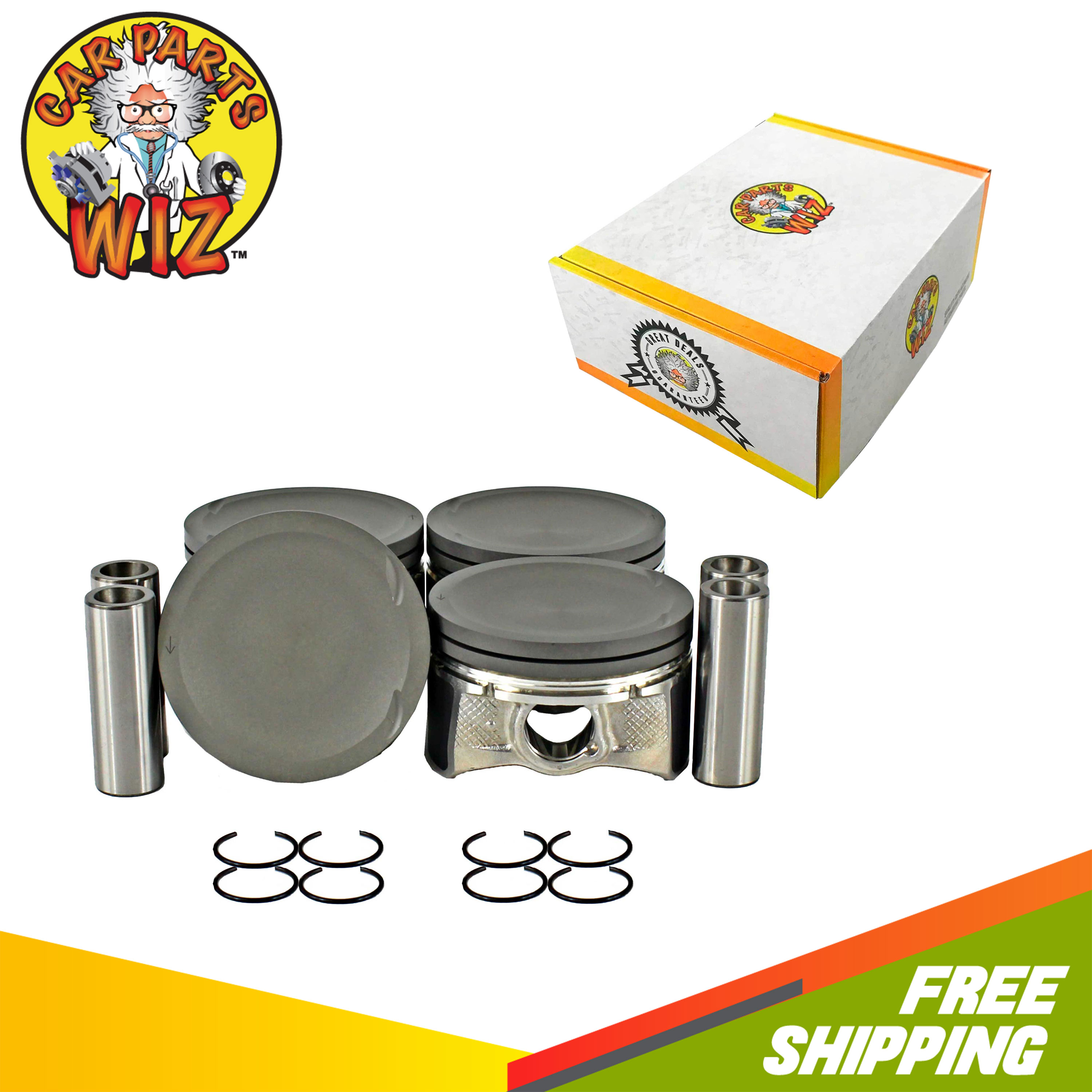 Engine Piston Set Fits 06-09 Mazda 3 6 CX-7 2.3L DOHC MZR | eBay