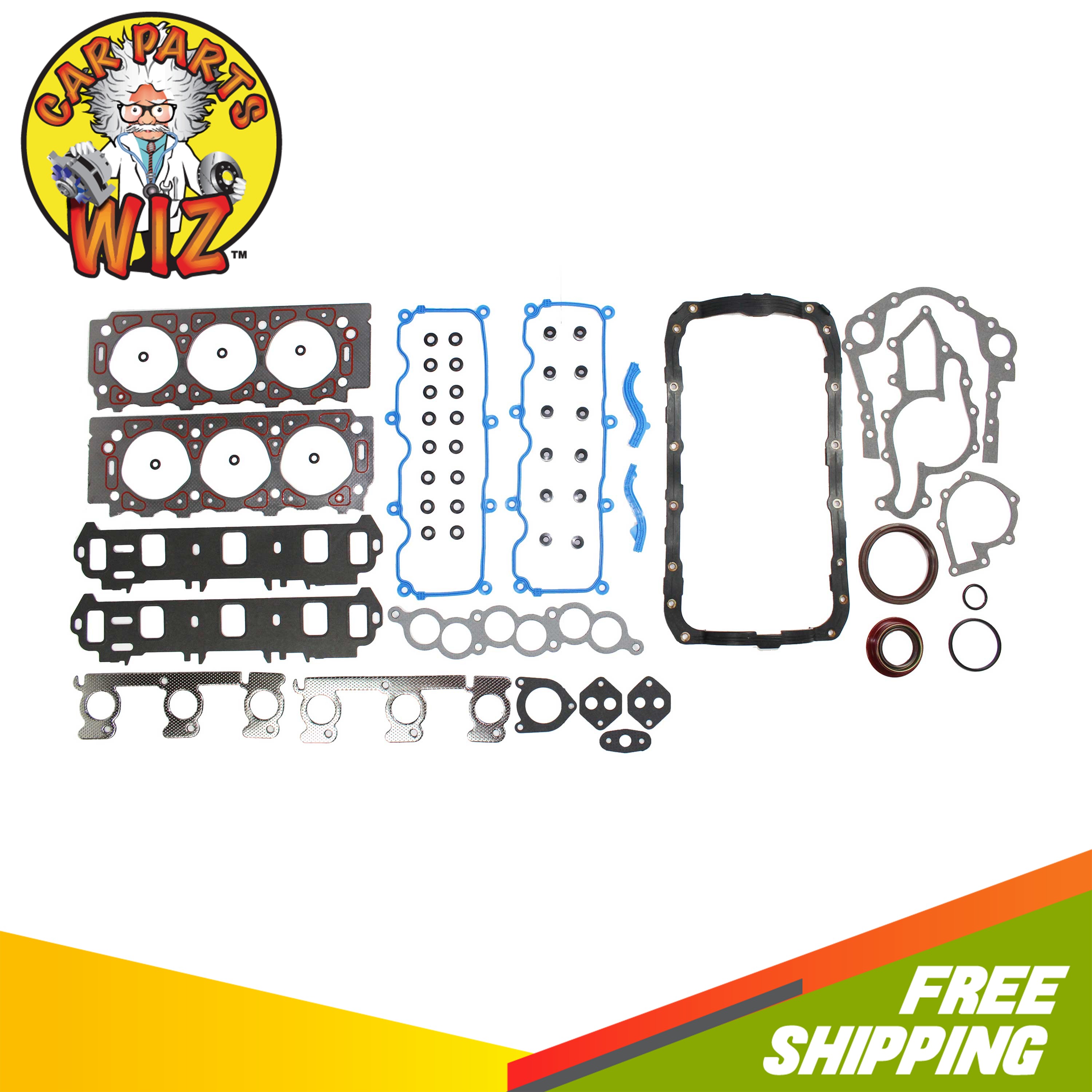 Fit 99-08 Ford 3.0L V6 OHV Cylinder Head Bolt Set Kit For 182cid Vulcan Motor