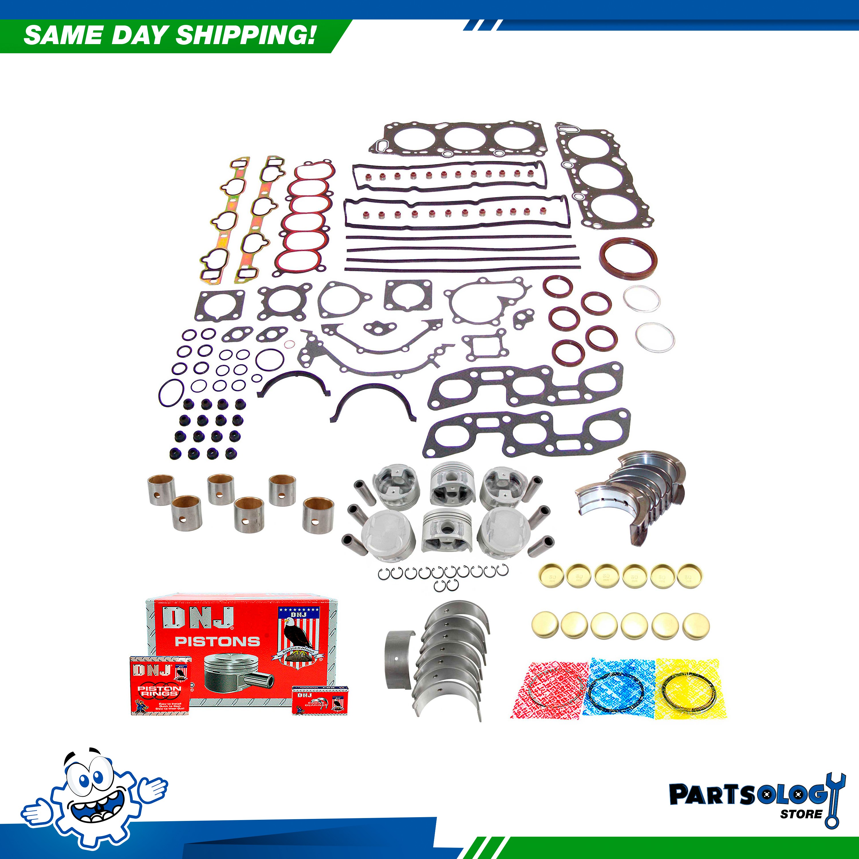 DNJ EK630 Engine Rebuild Kit For 90-96 Nissan 300ZX 3.0L V6