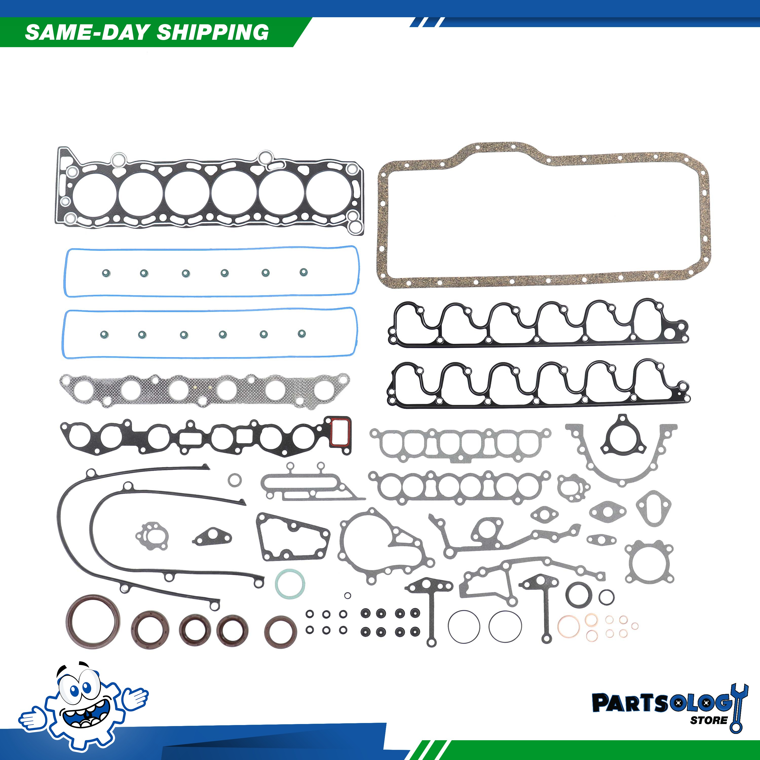 DNJ EK941BM Master Engine Rebuild Kit For 1984 Toyota Celica 2 8L L6 