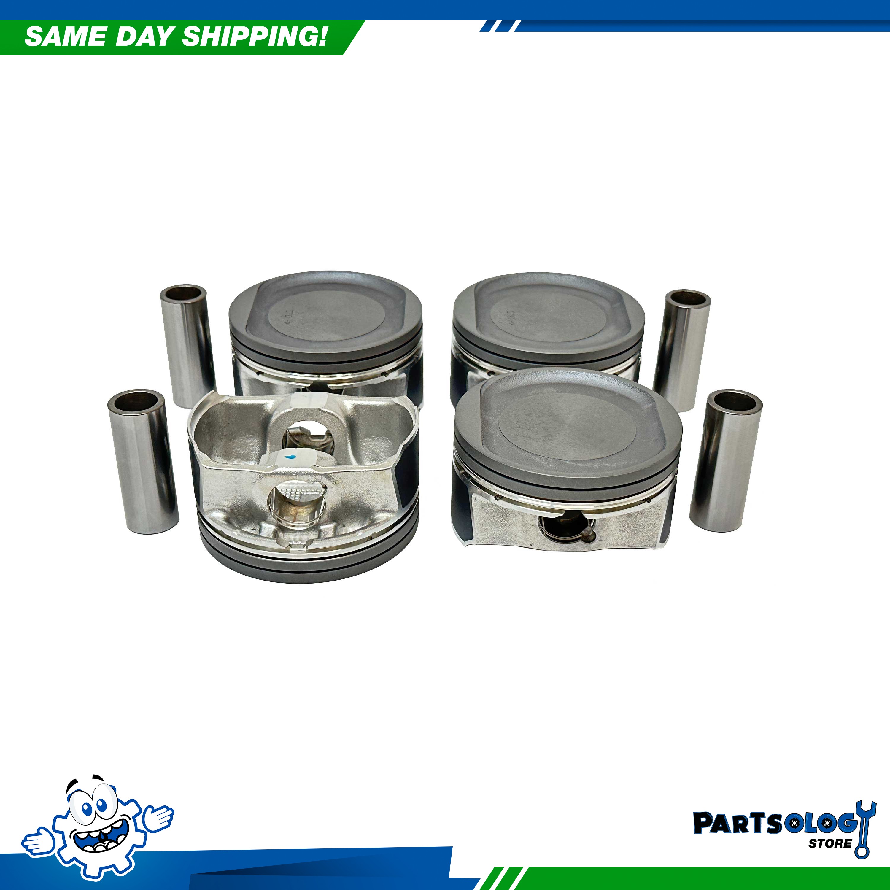 DNJ P1171 Std. size Comp. Piston Set For 13-22 Chrysler Dodge Jeep