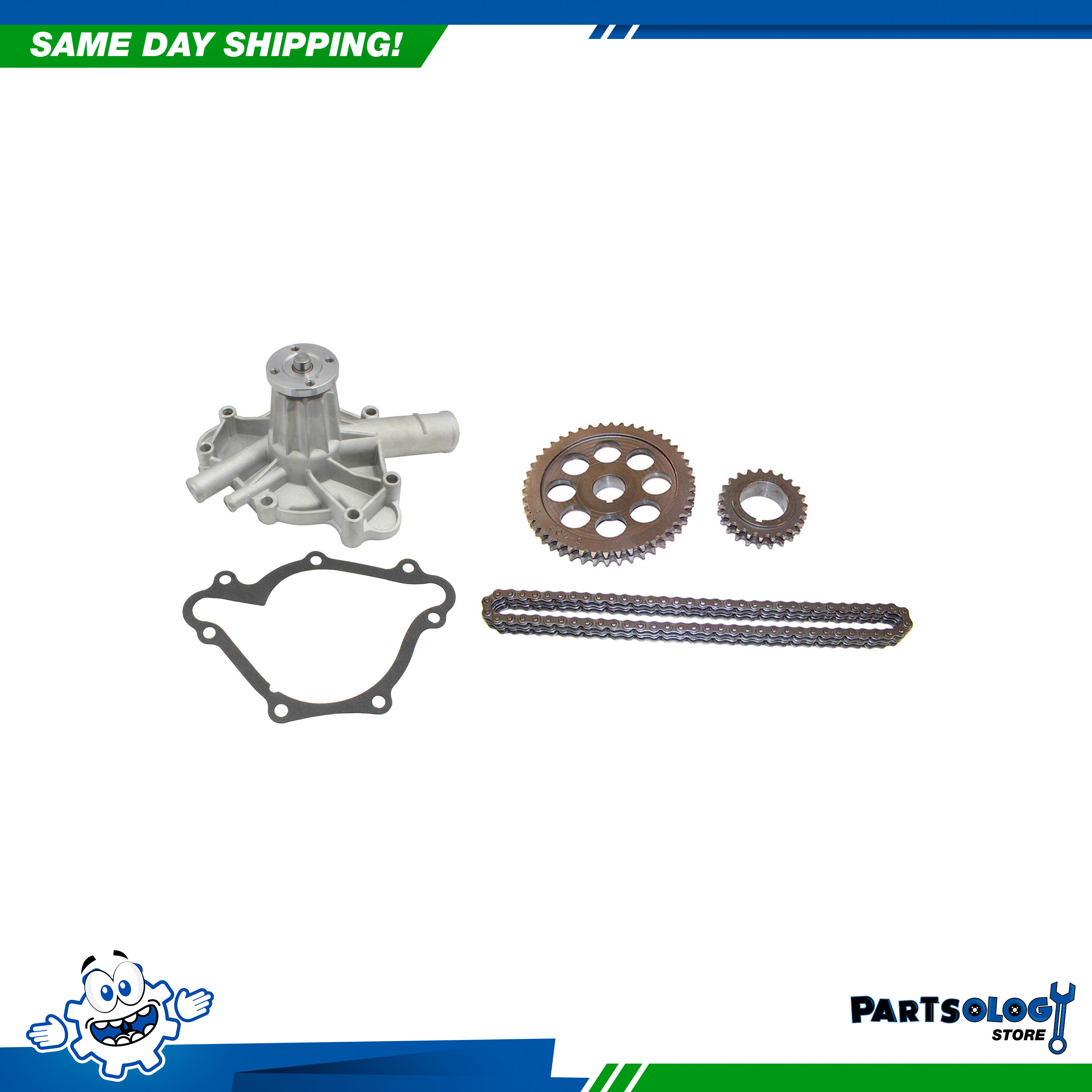 DNJ TK1153WP Timing Chain Kit with Water Pump For 81-90