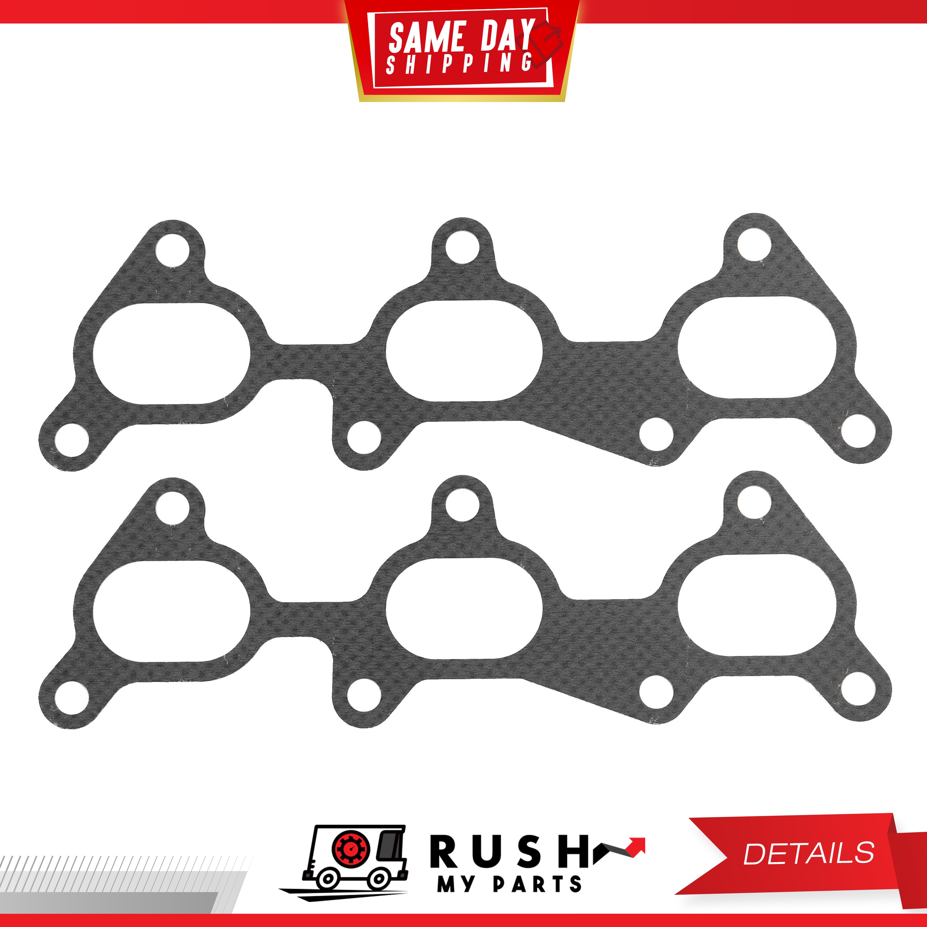 DNJ EG350 Exhaust Manifold Gasket For 9295 Isuzu Rodeo 3.2L DOHC SOHC