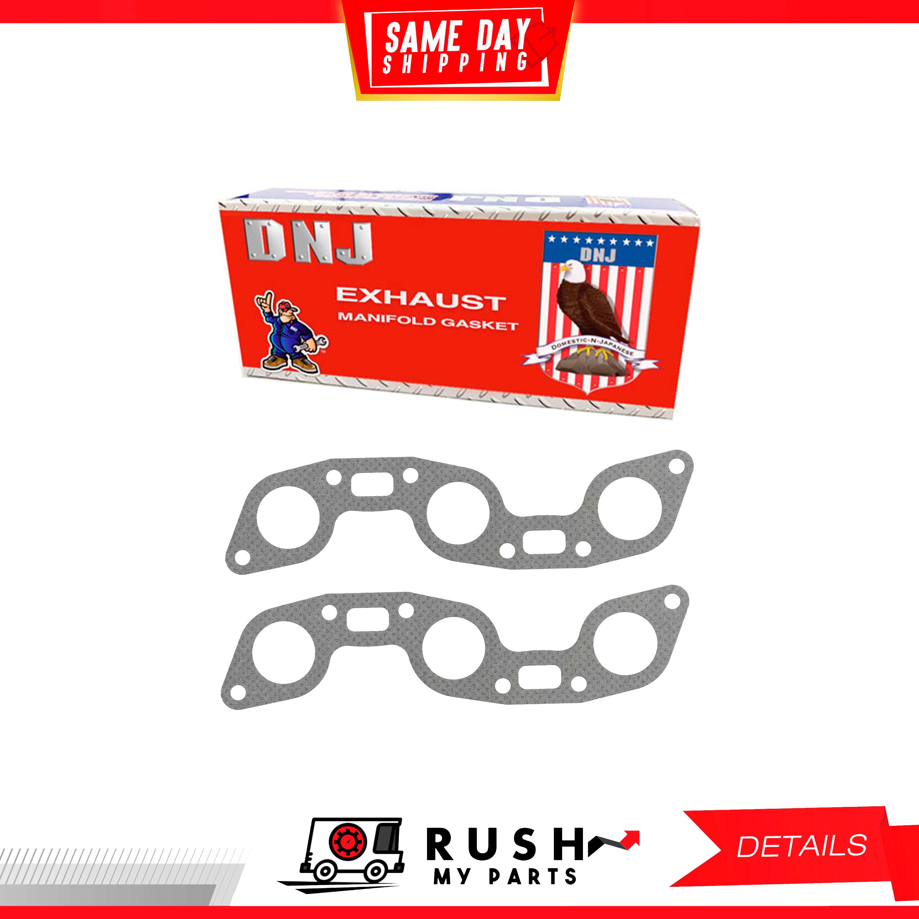 84-95 Exhaust Manifold Gasket For Nissan 300ZX 3.0L V6 SOHC 12v