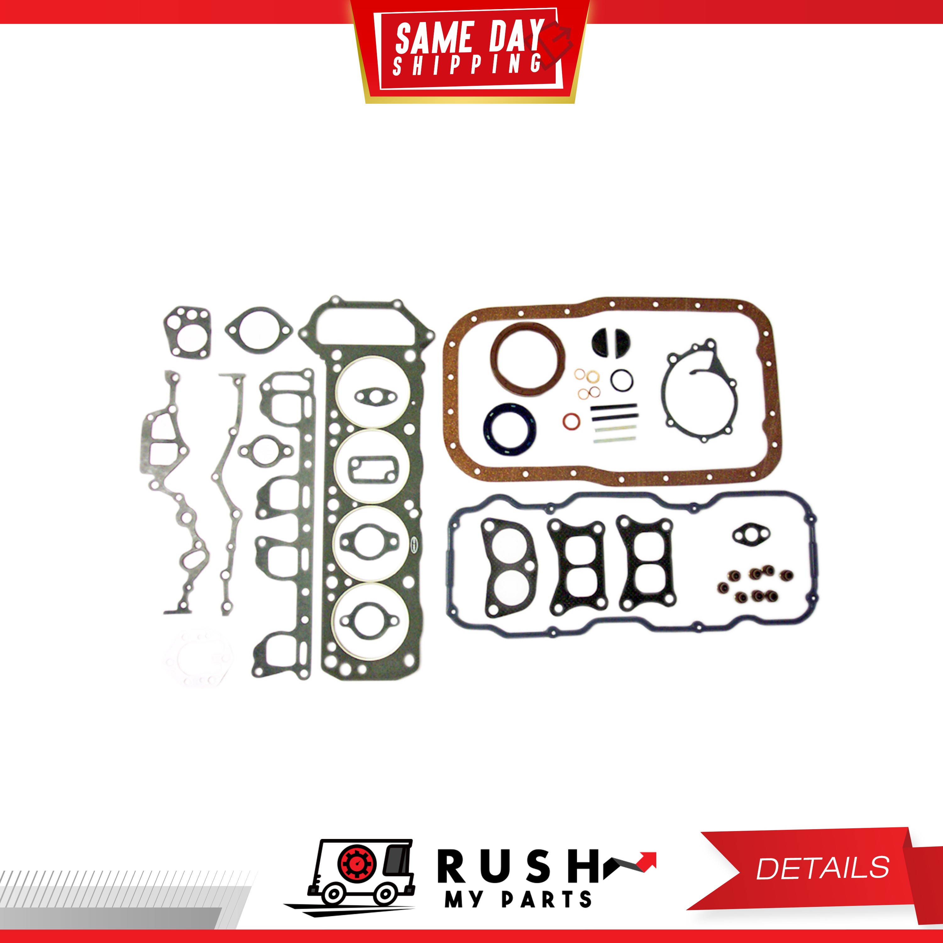 DNJ EK602 Engine Rebuild Kit For 8389 Nissan 720 D21 2.4L L4 SOHC 8v