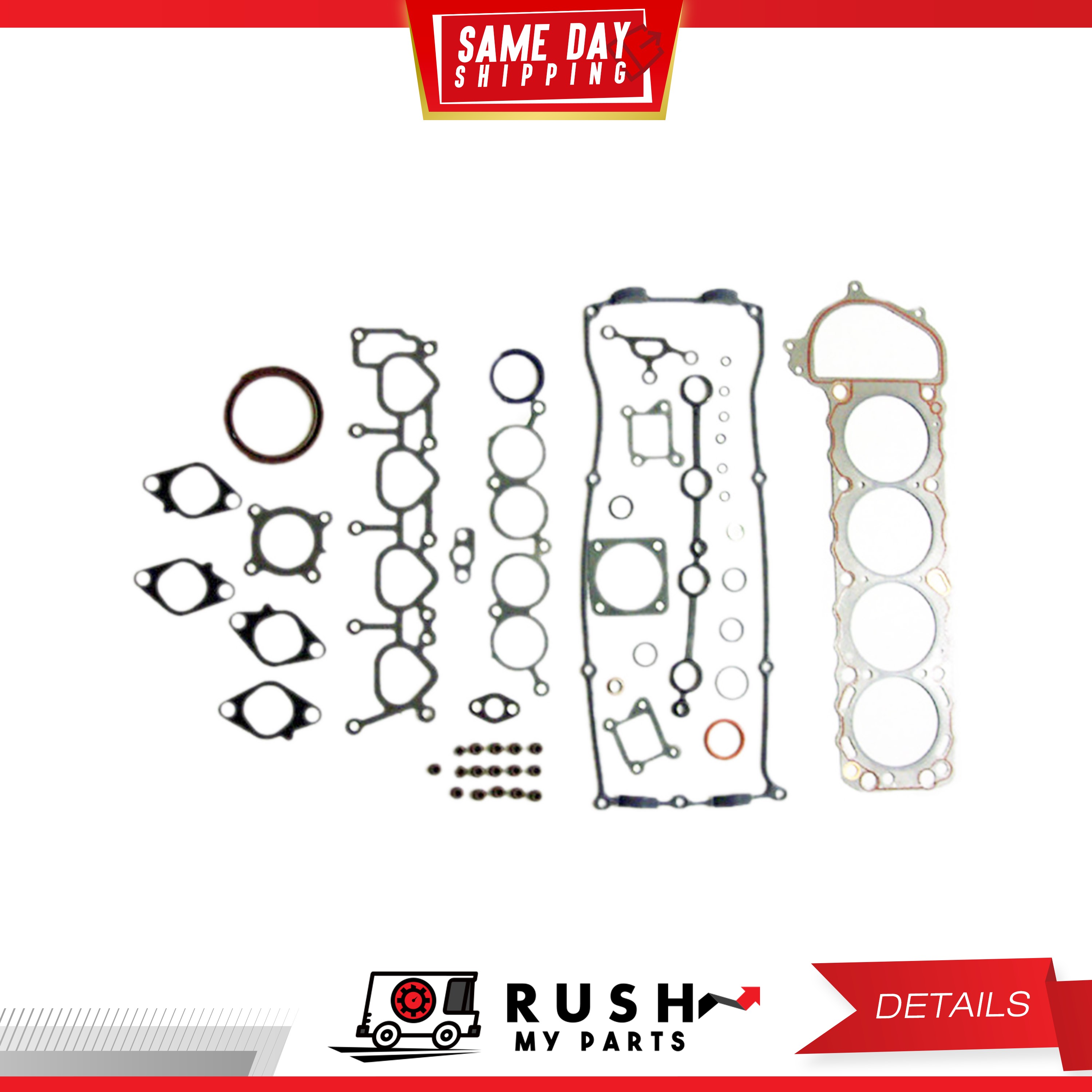 DNJ EK653 Engine Rebuild Kit For 9498 Nissan 240SX 2.4L L4 DOHC 16v