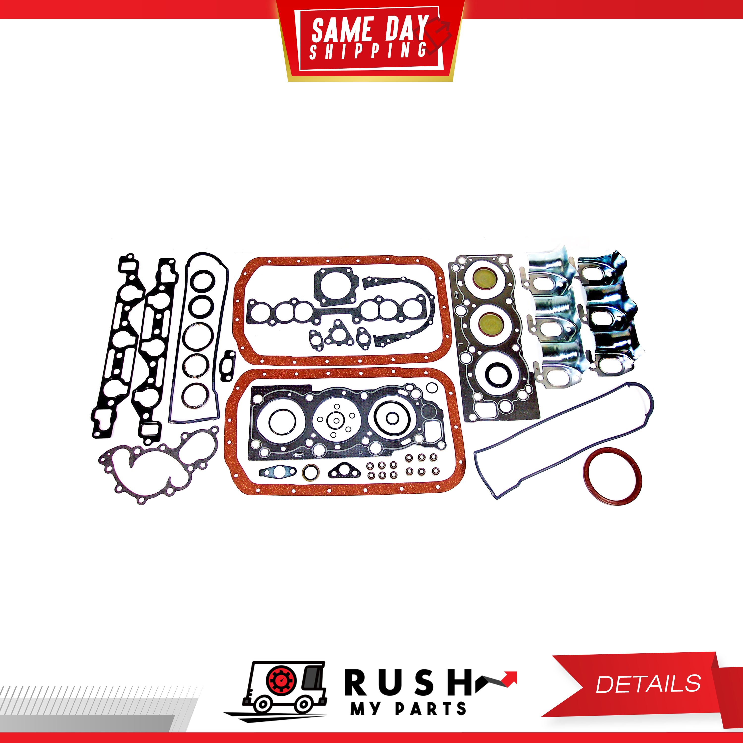 DNJ EK950 Engine Rebuild Kit For 88-95 Toyota 4Runner Pickup 3.0L V6 SOHC 12v