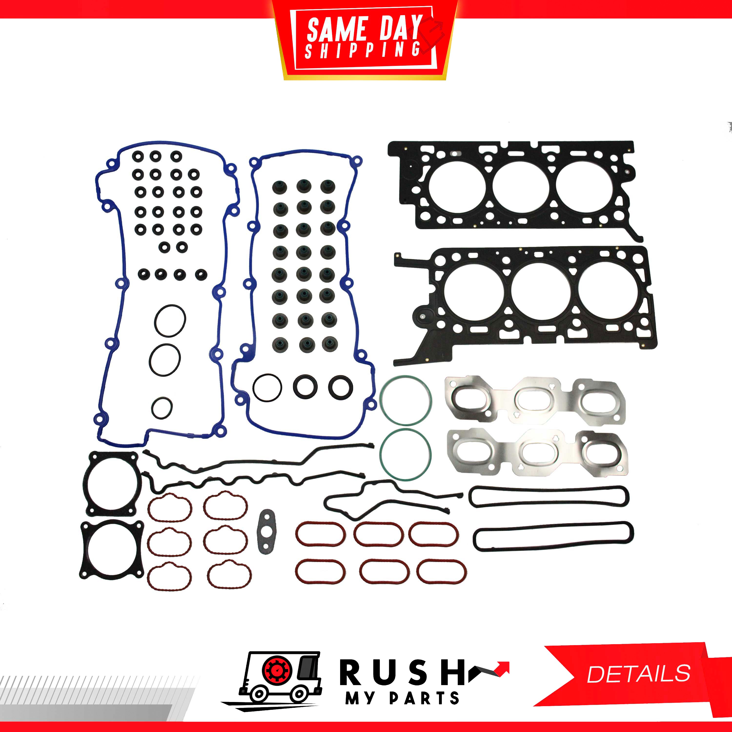 エバデッキ（強化パーツ込みのフルセット） 02-08 Engine Rebuild Kit For JaguarX-Type 3.0L V6 DOHC 24v