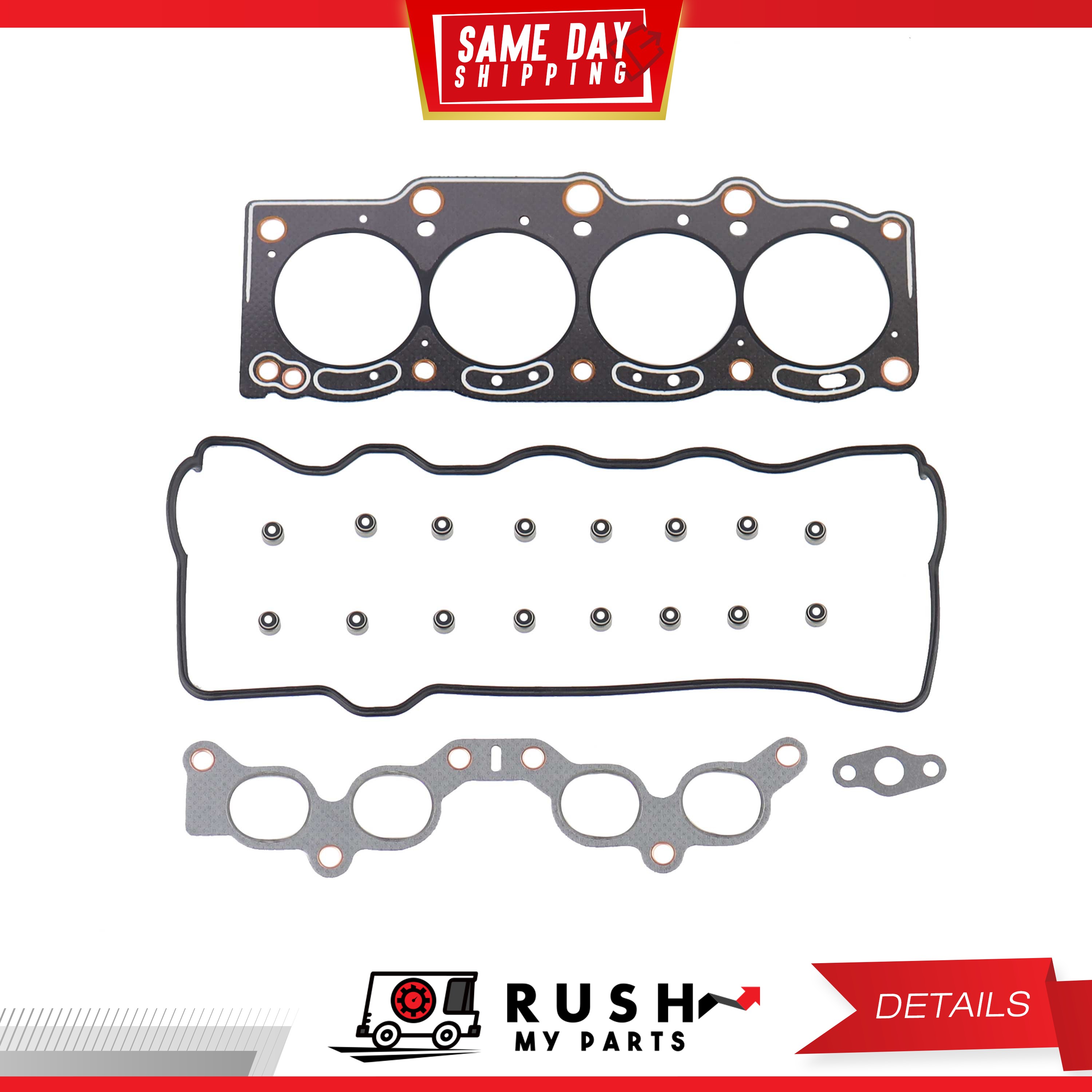 DNJ HGS907 Graphite Head Gasket Set For 8791 Toyota Camry 2.0L L4 DOHC